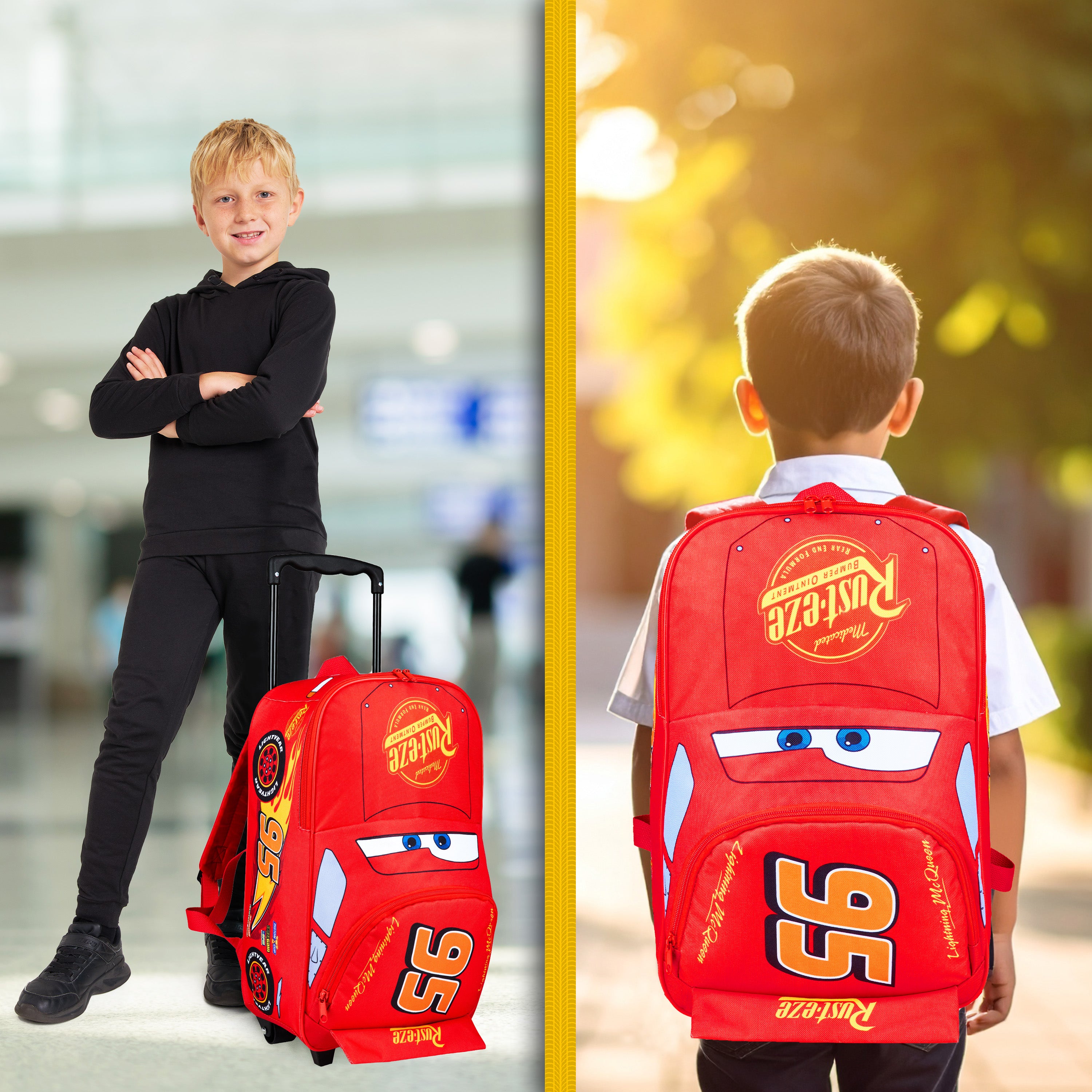 get-trend-cars-valise-enfant-trolley-42cm-flash-mcqueen image 5