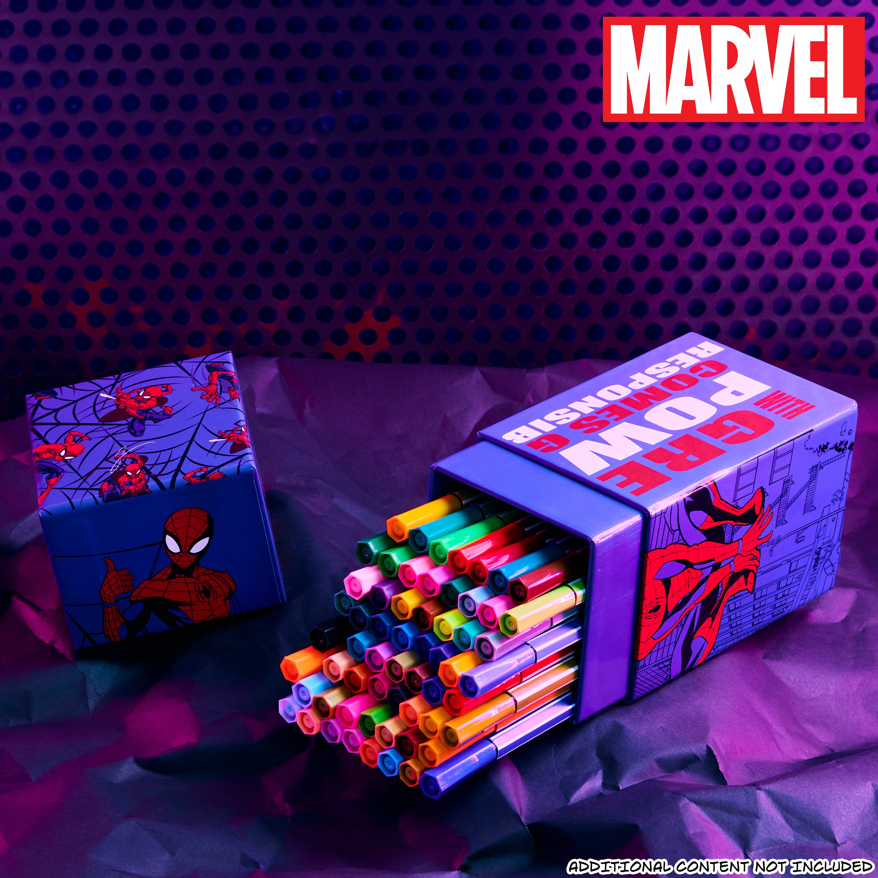 marvel-spiderman-feutres-enfant-60-pcs-pointe-fine image 2