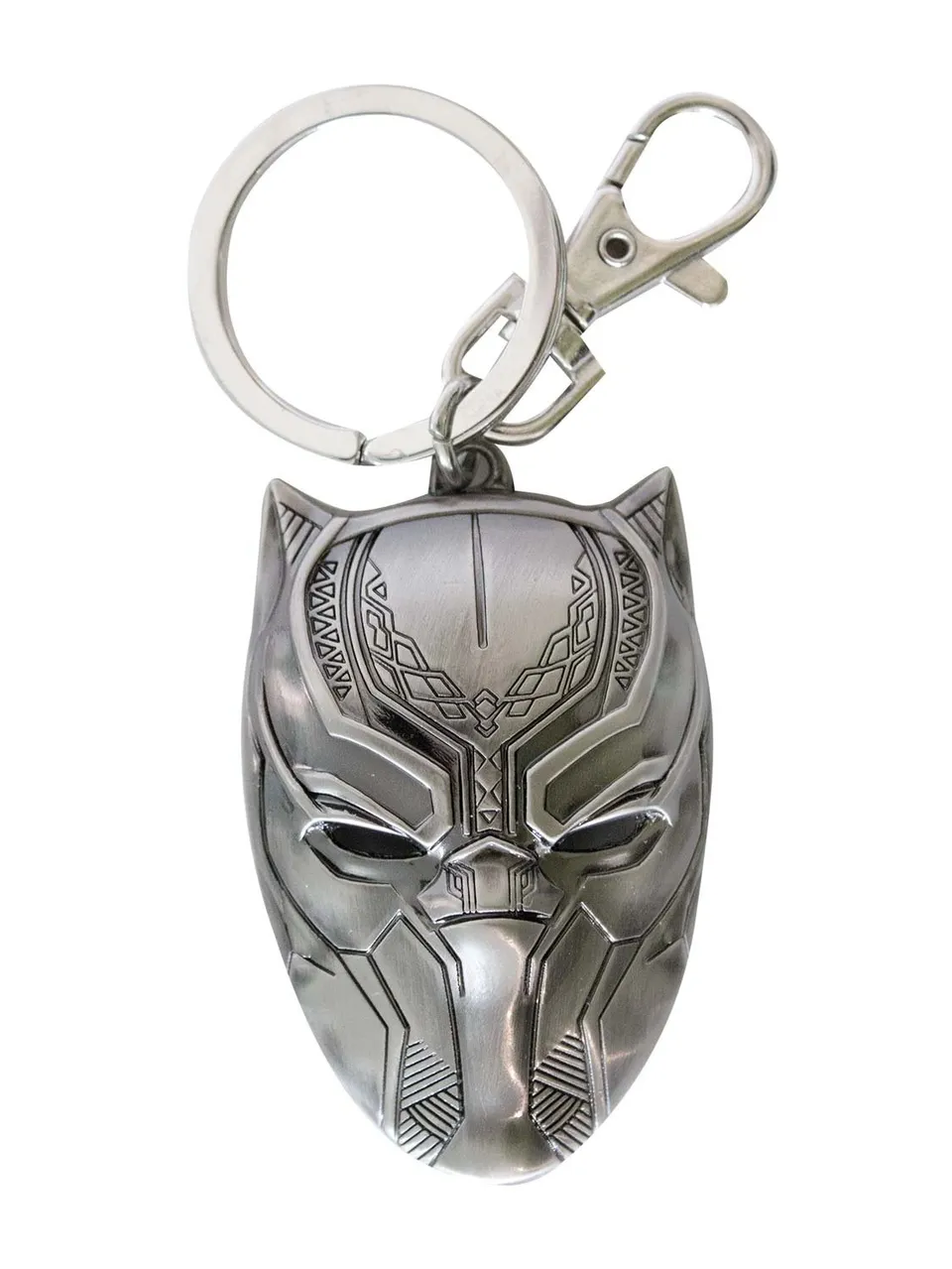 marvel-black-panther-68669-porte-cl-s-m-tal-noir-phosphorescent image 1