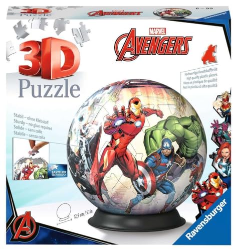 ravensburger-puzzle-3d-ball-marvel-avengers-72-pi-ces-13-cm image 7
