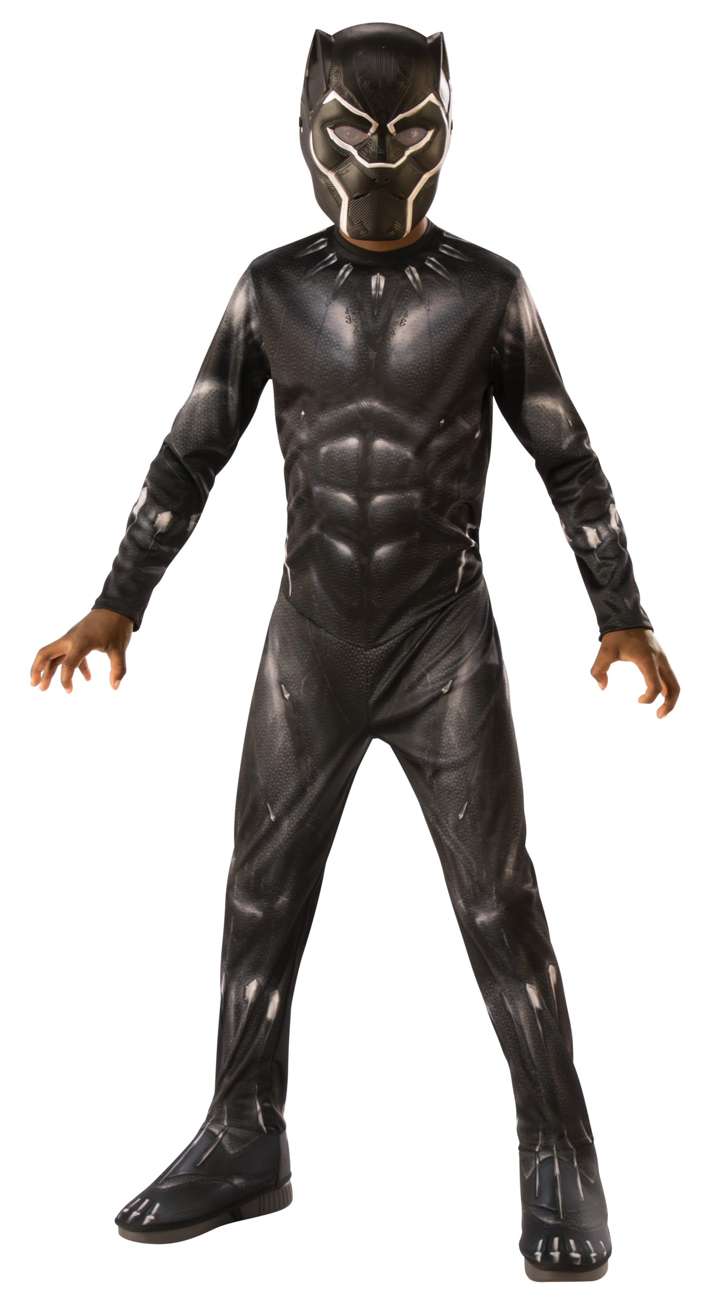 marvel-costumes-black-panther-d-guisement-enfant-5-6-ans-avec-masque image 8