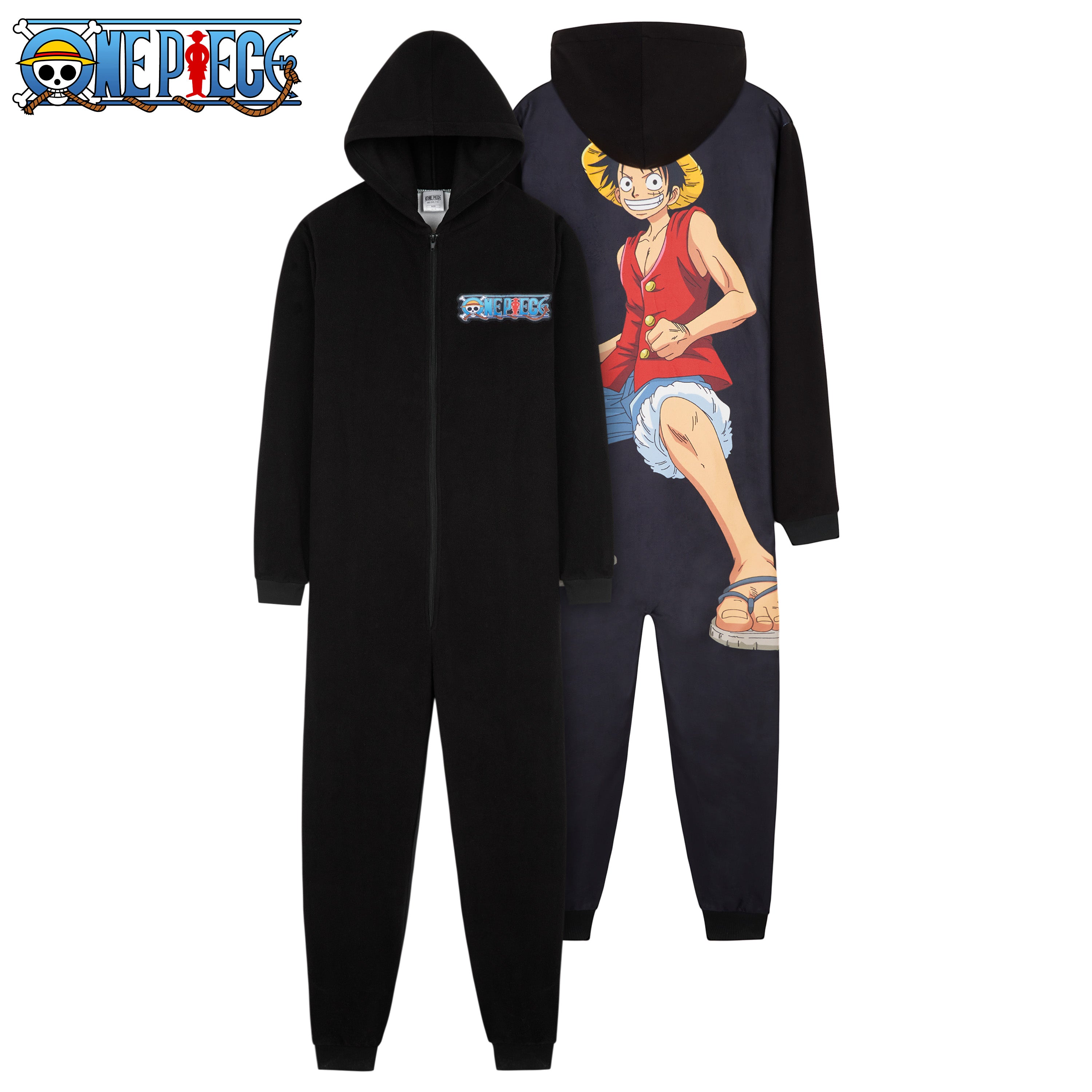 one-piece-combinaison-pyjama-homme-polaire-capuche-taille-l image 2