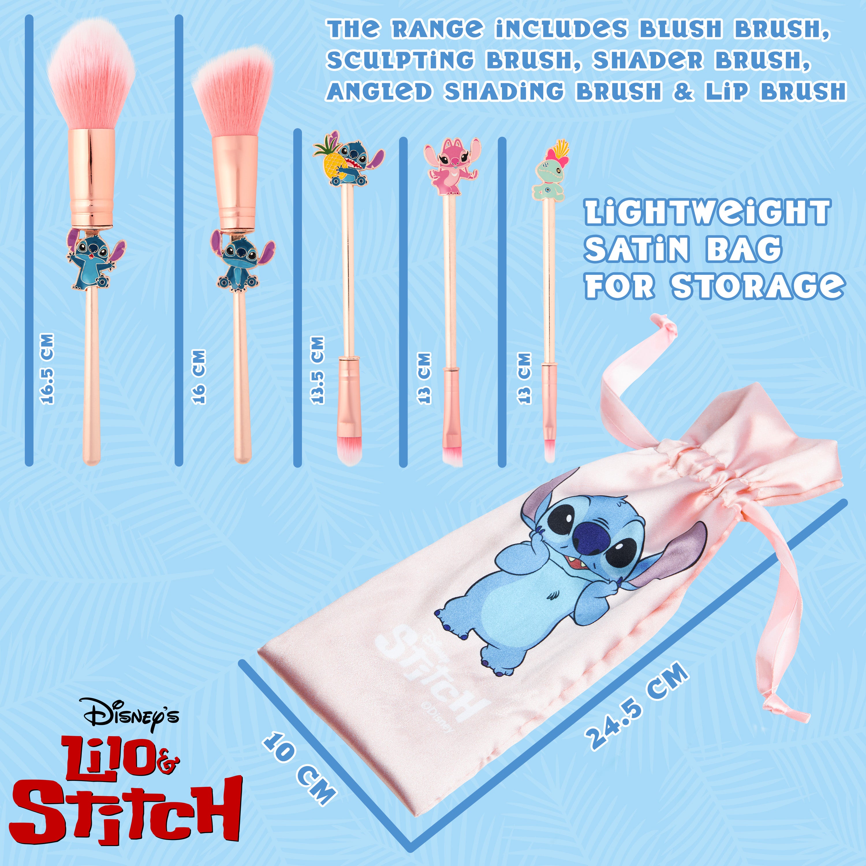 disney-stitch-set-pinceaux-maquillage-rose-trousse image 6