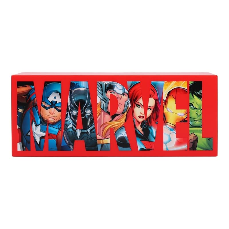 marvel-avengers-lampe-logo-lumineux-usb-piles-30-cm image 8