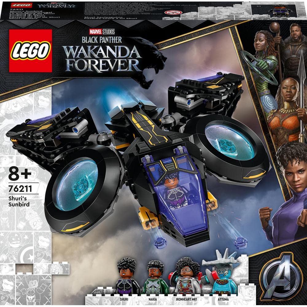 lego-marvel-76211-sunbird-de-shuri-jeu-construction-355-pi-ces image 2