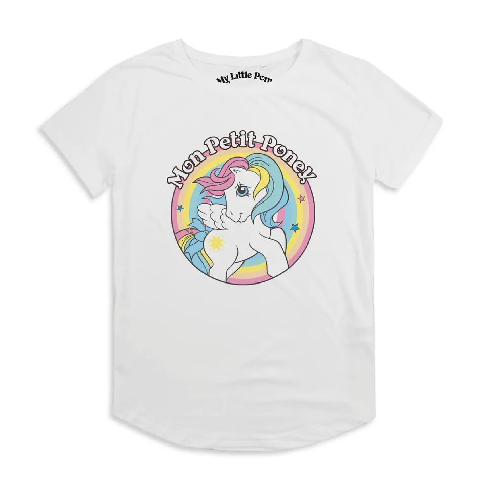 my-little-pony-mon-petit-circle-t-shirt-femme-blanc-tailles-m-xl image 1