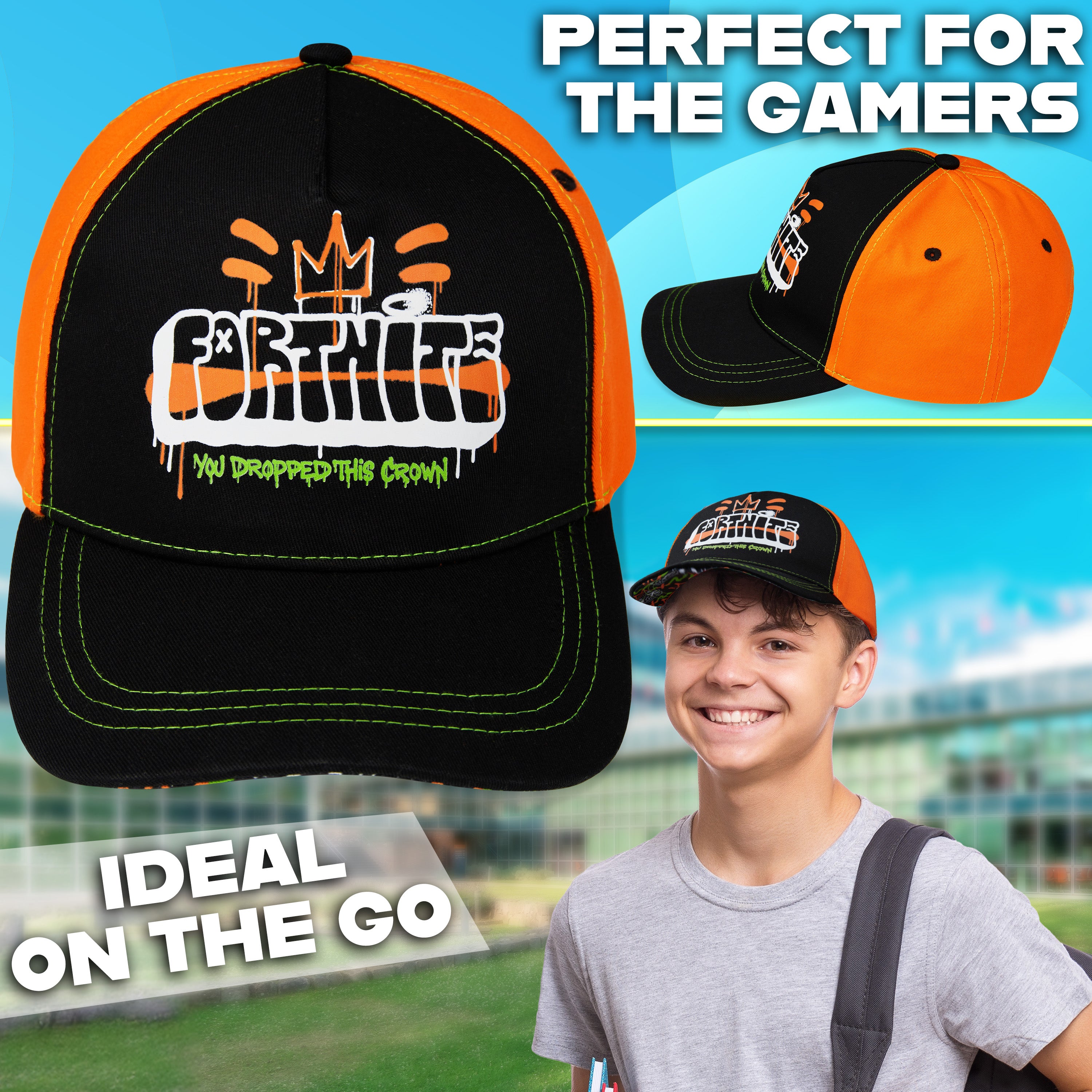 fortnite-casquette-enfant-baseball-gamer-r-glable image 2