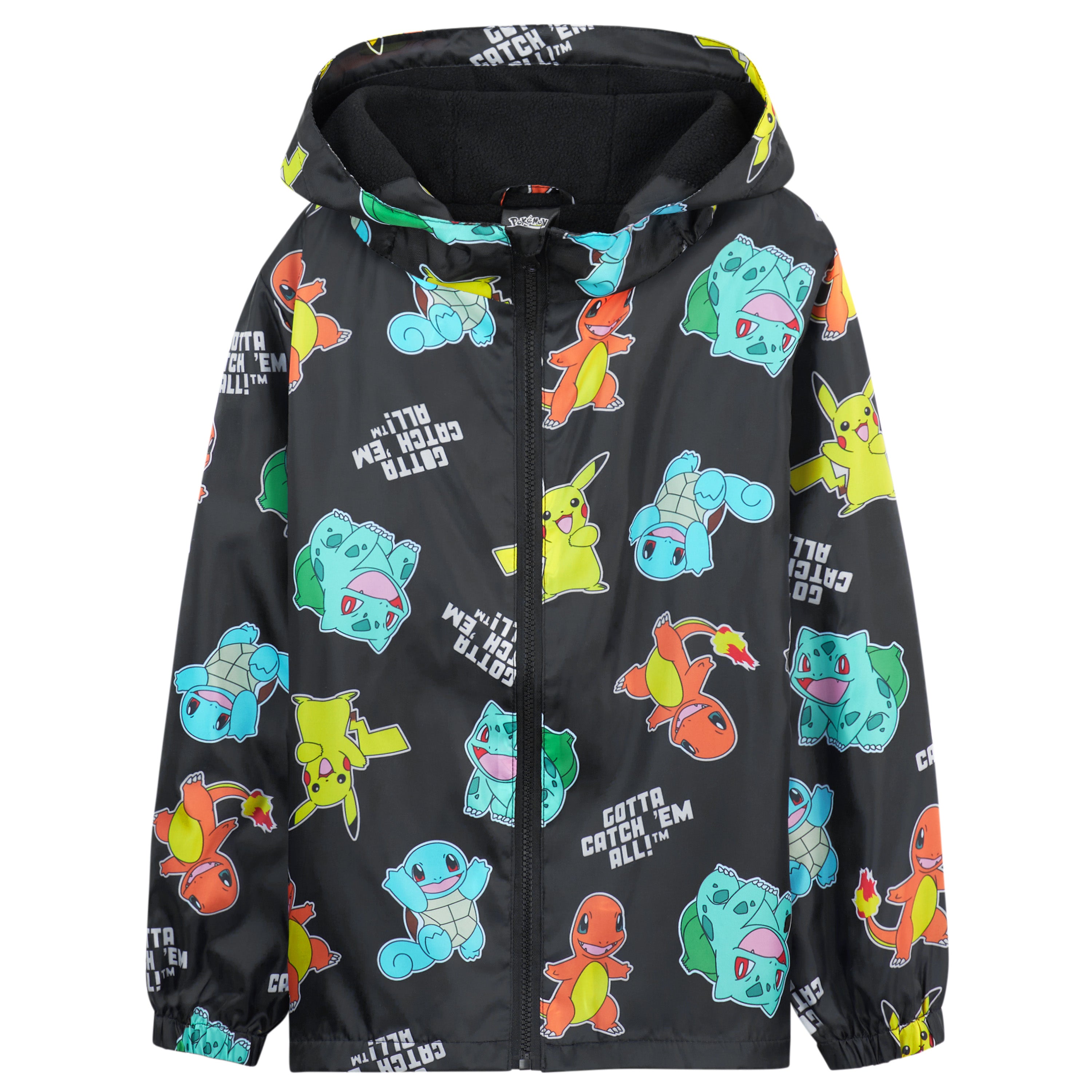 pokemon-veste-pluie-enfant-polaire-4-14-ans-pikachu image 1