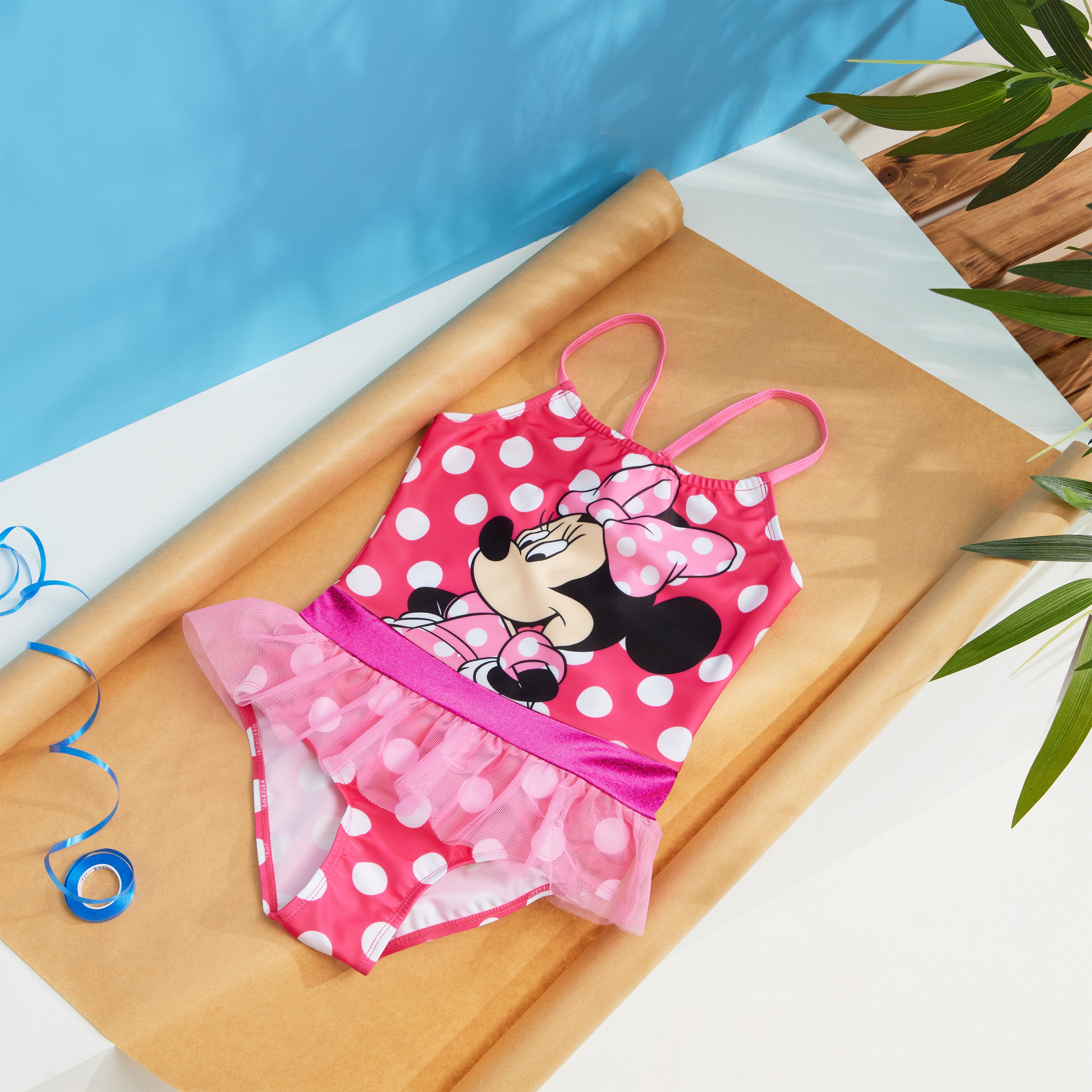 disney-minnie-mouse-maillot-de-bain-fille-1-pi-ce-piscine image 2