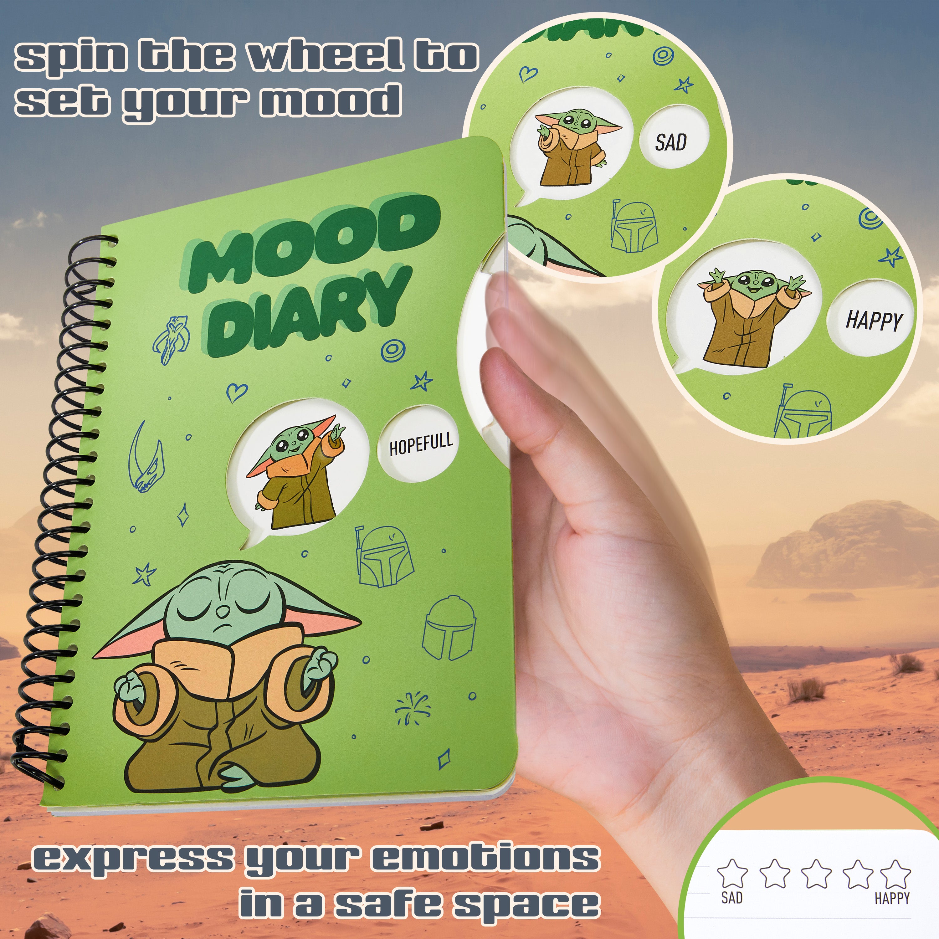 disney-journal-enfant-baby-yoda-stickers-et-stylo image 4
