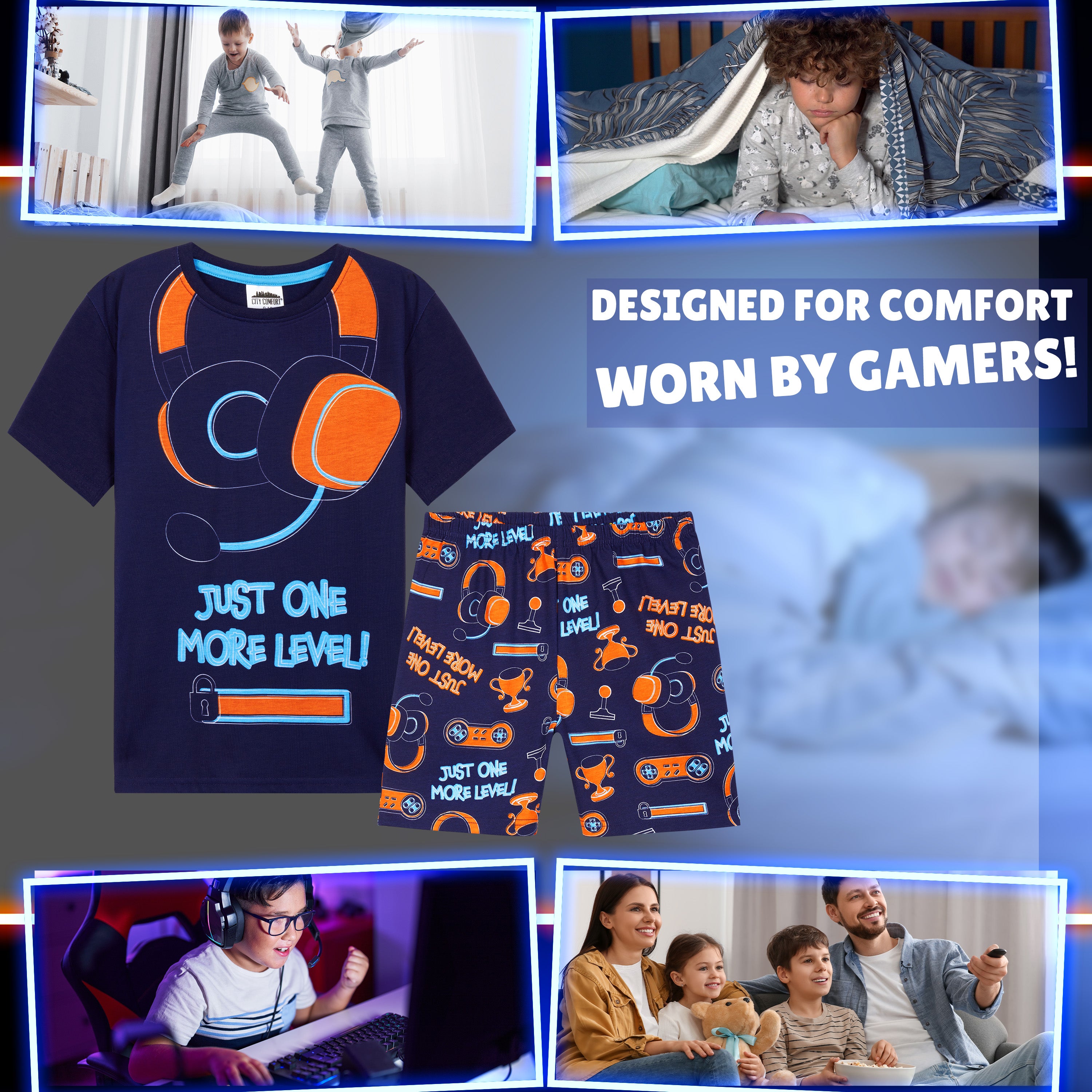 citycomfort-pyjama-gar-on-court-gamer-7-14-ans image 2