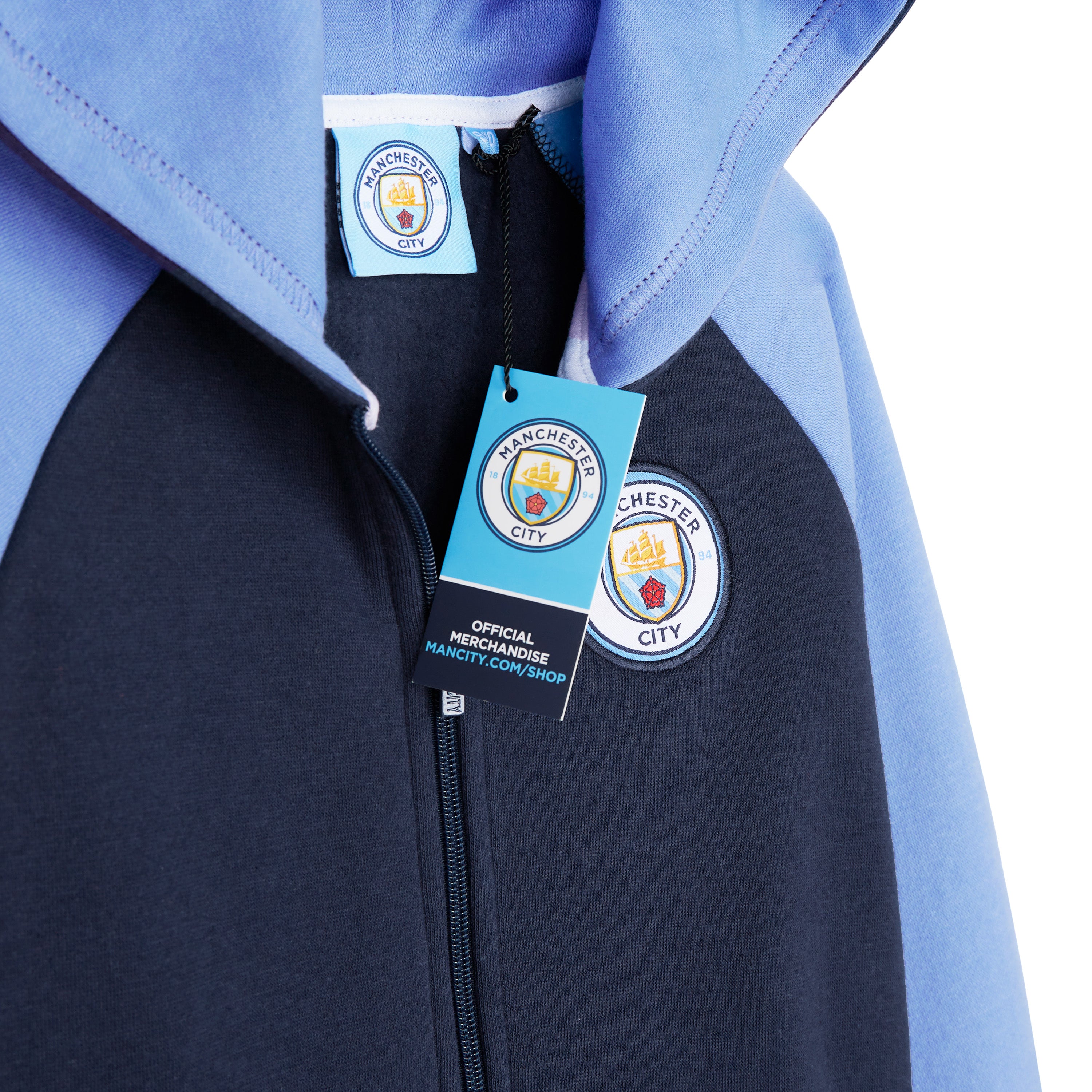 manchester-city-sweat-capuche-zipp-gar-on-poches-7-14-ans image 5
