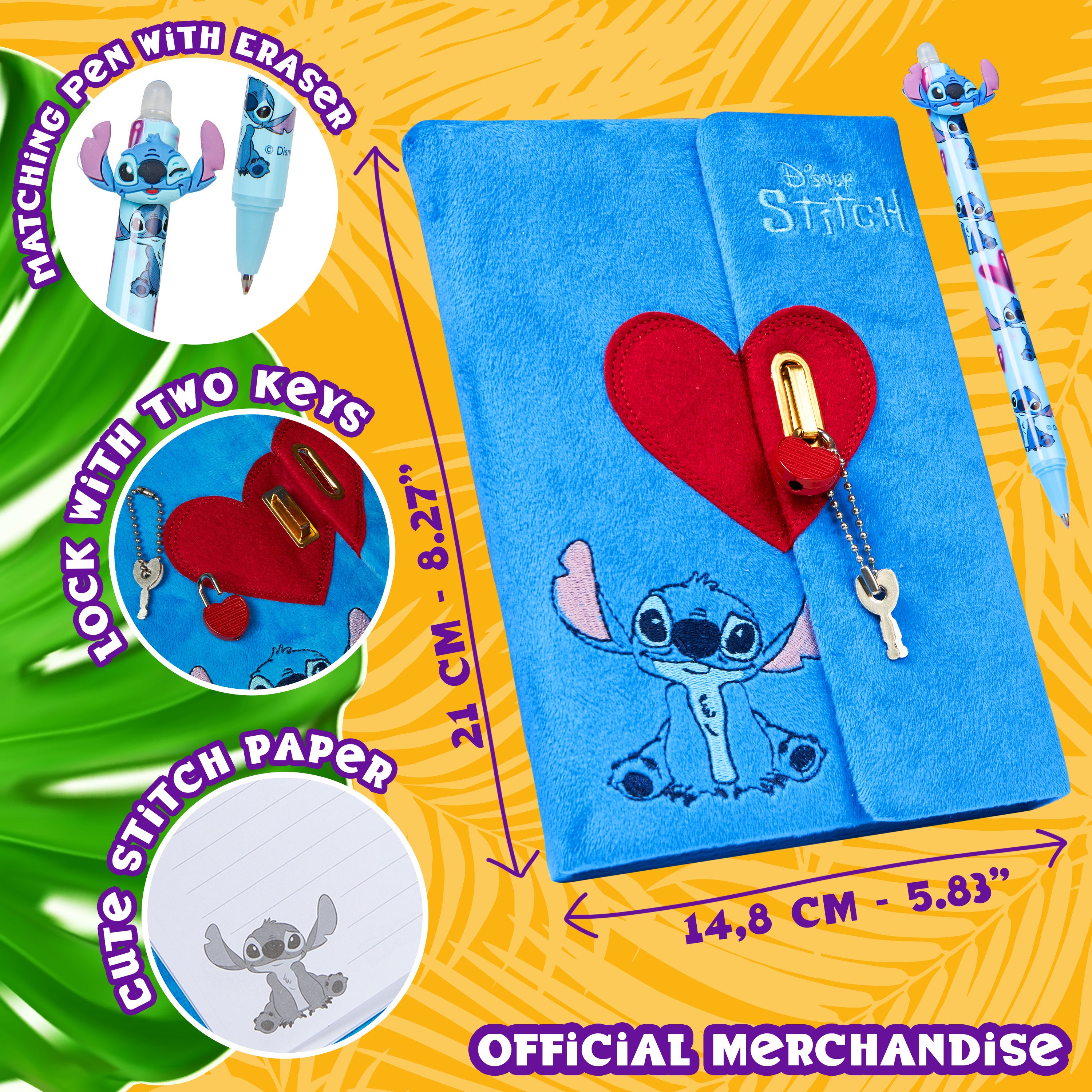 disney-stitch-journal-intime-a5-stylo-avec-cadenas image 6