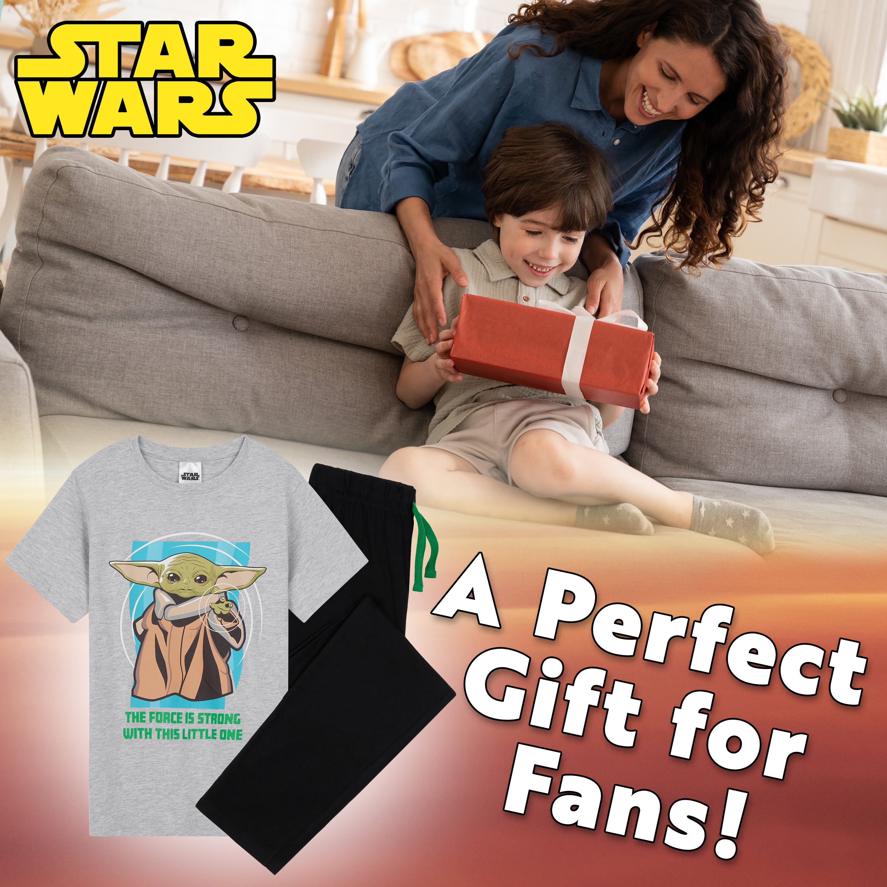 disney-mandalorian-baby-yoda-pyjama-gar-on-coton-7-14-ans image 2