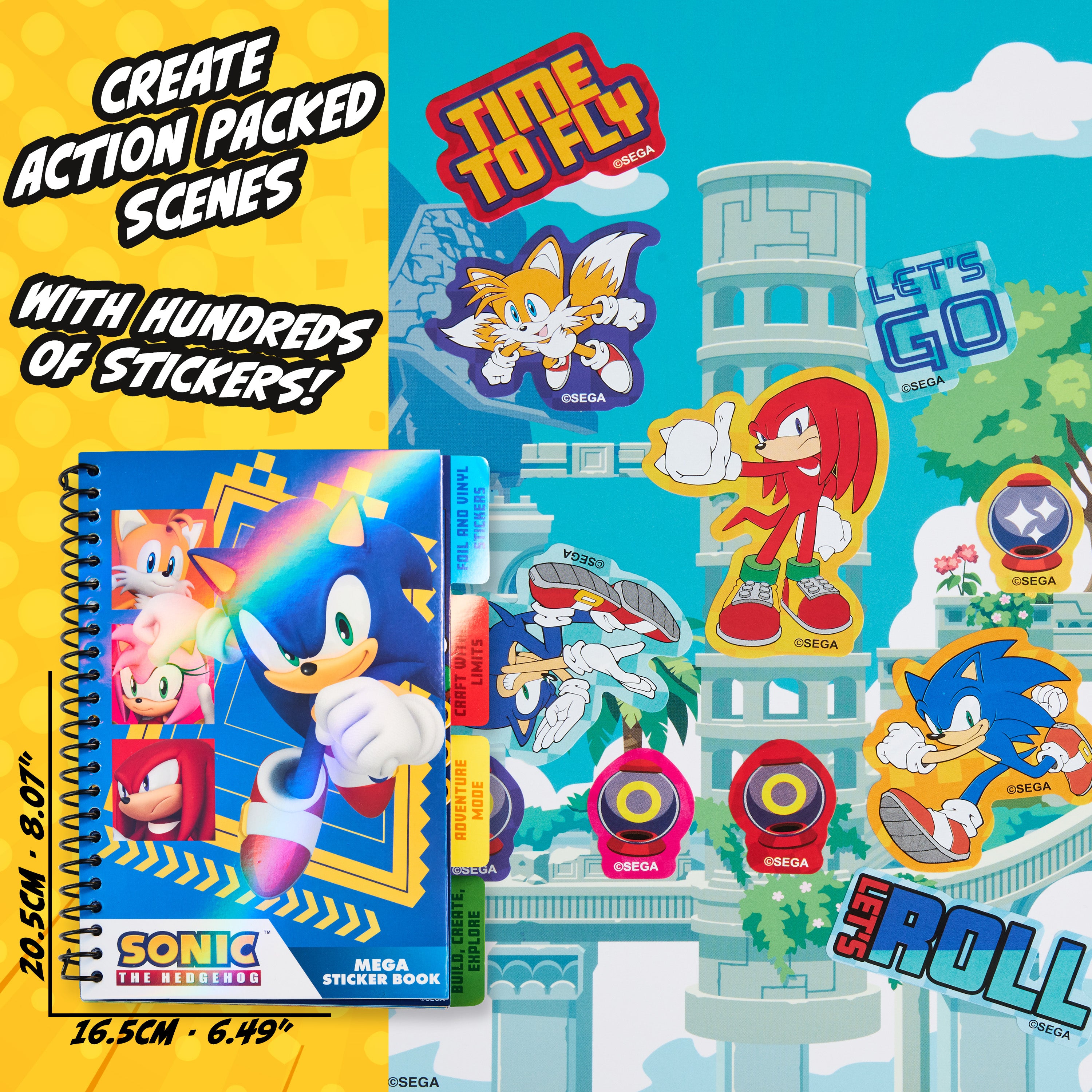 sonic-cahier-stickers-enfant-400-autocollants-28-planches image 6