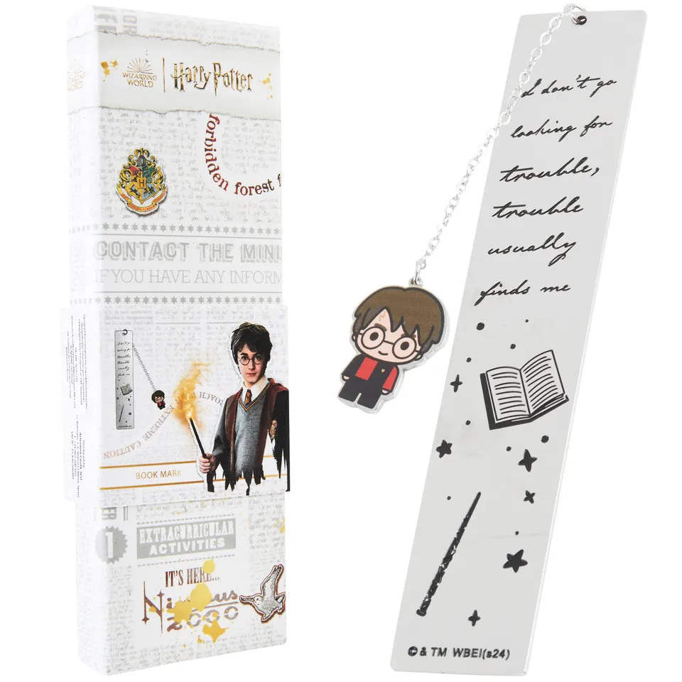 harry-potter-marque-page-m-tal-breloque-coffret-cadeau image 1