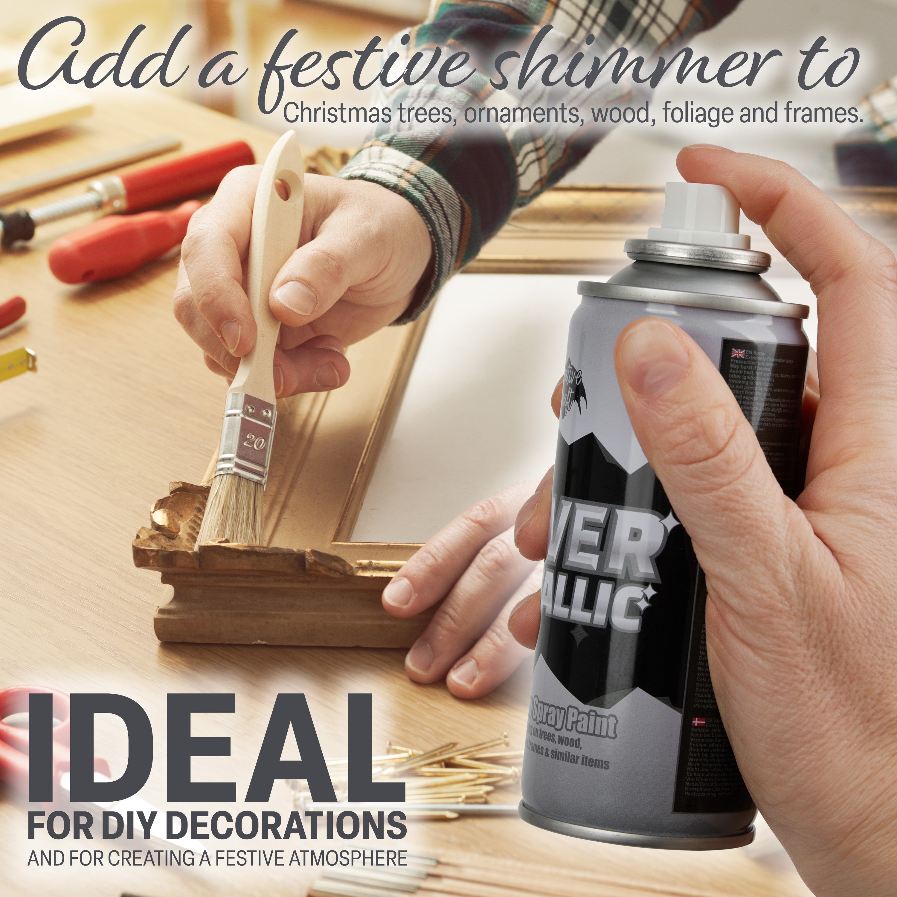 kreativekraft-spray-peinture-argent-m-tallique-250ml-no-l image 3