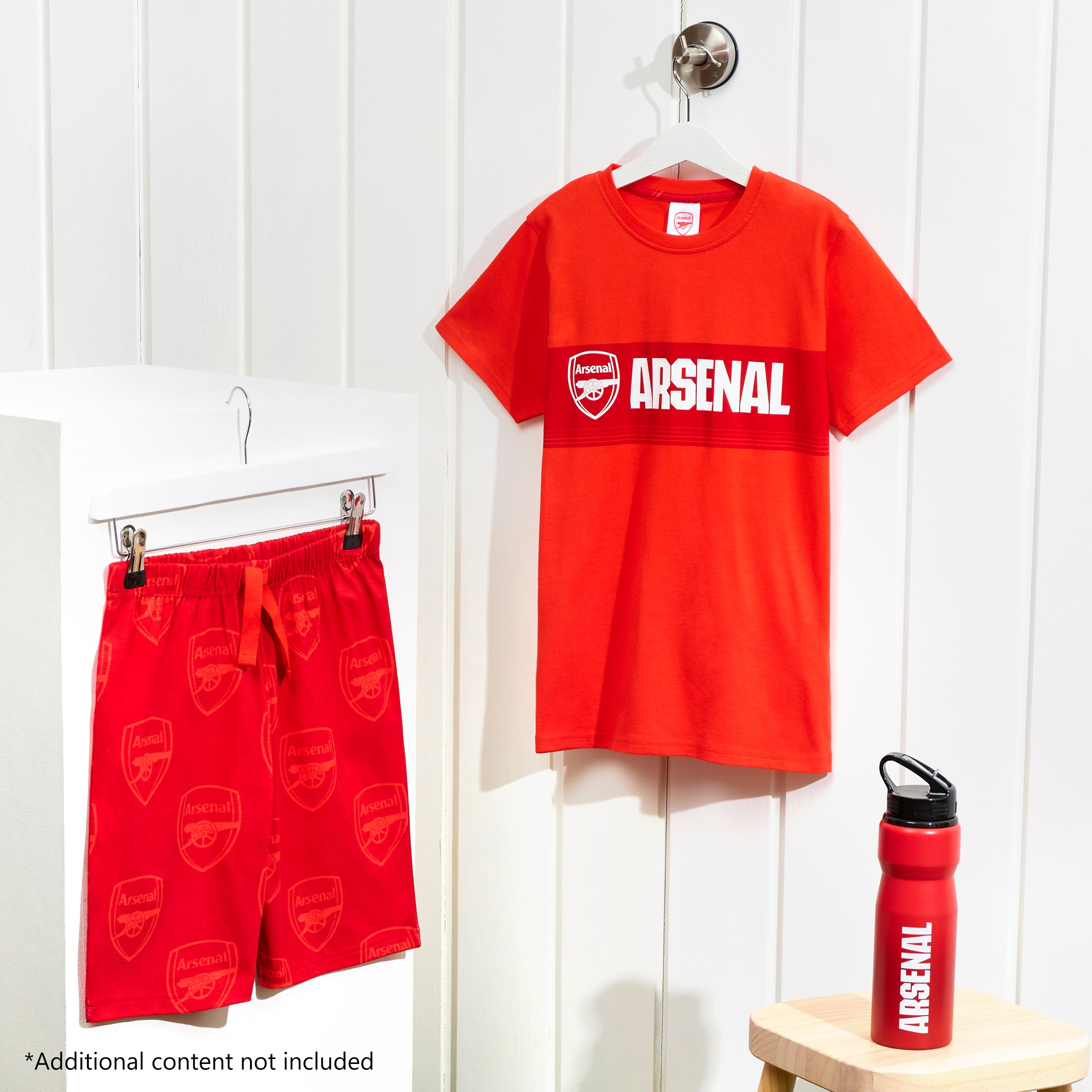 get-trend-boys-arsenal-pyjama-gar-on-short-coton-rouge image 2