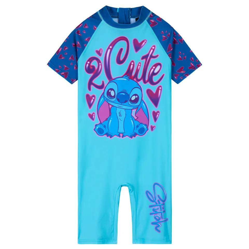 disney-maillot-de-bain-fille-une-pi-ce-7-8-ans-stitch image 1