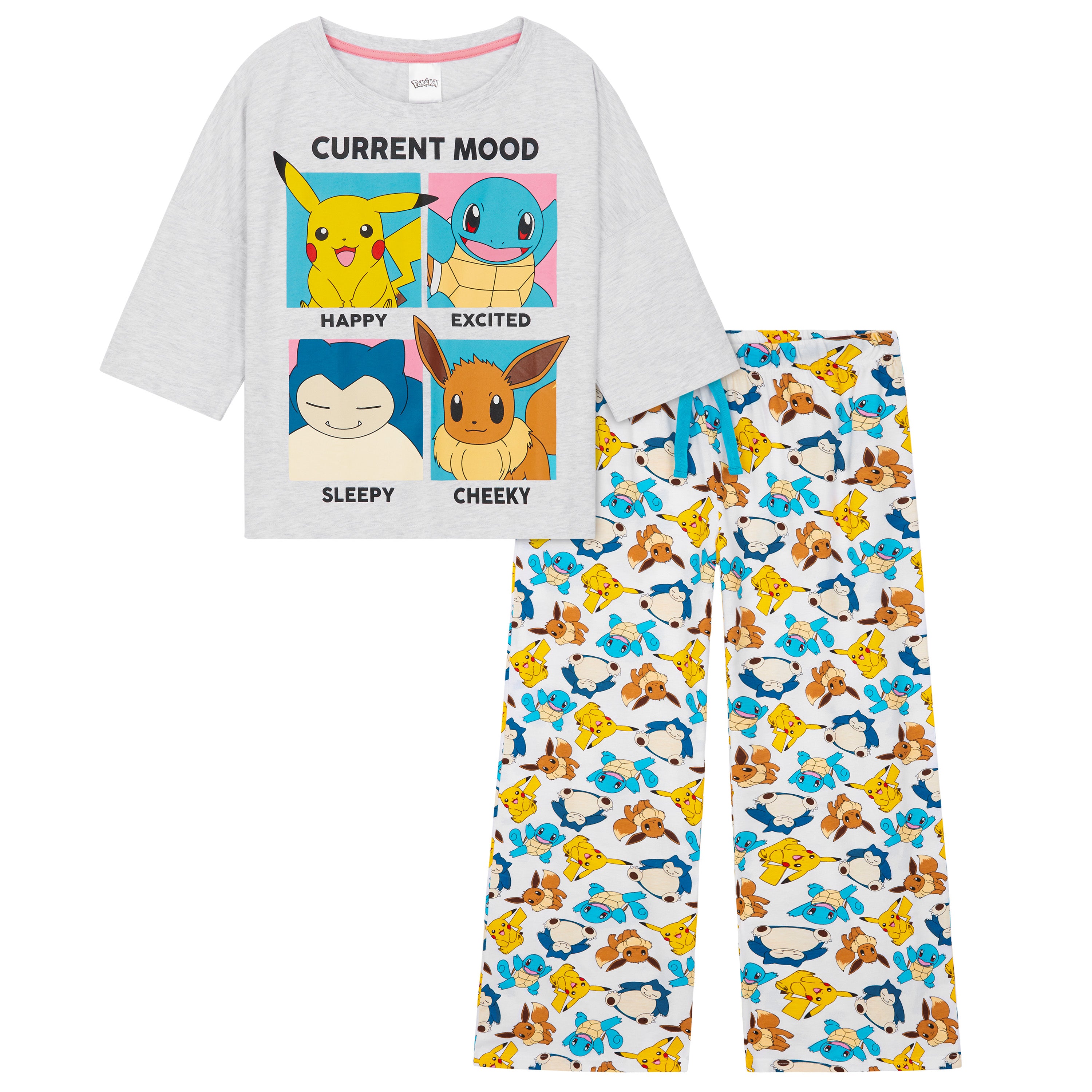 pok-mon-pikachu-pyjama-femme-coton-taille-m-2-pi-ces image 2