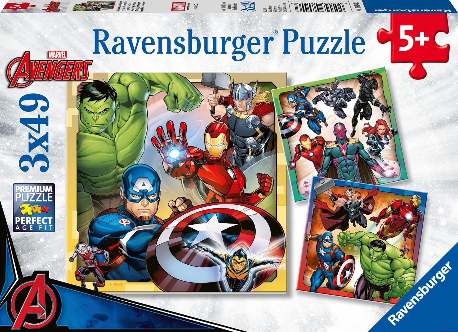 ravensburger-avengers-puzzle-enfant-3x49-pi-ces-5-ans image 1