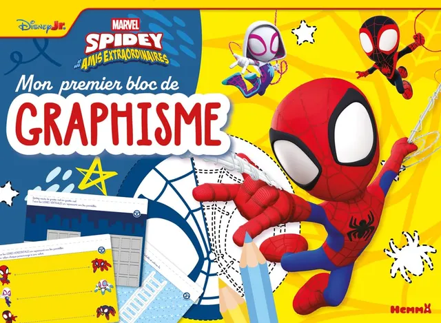 marvel-spidey-et-ses-amis-mon-premier-bloc-graphisme-5-ans image 1