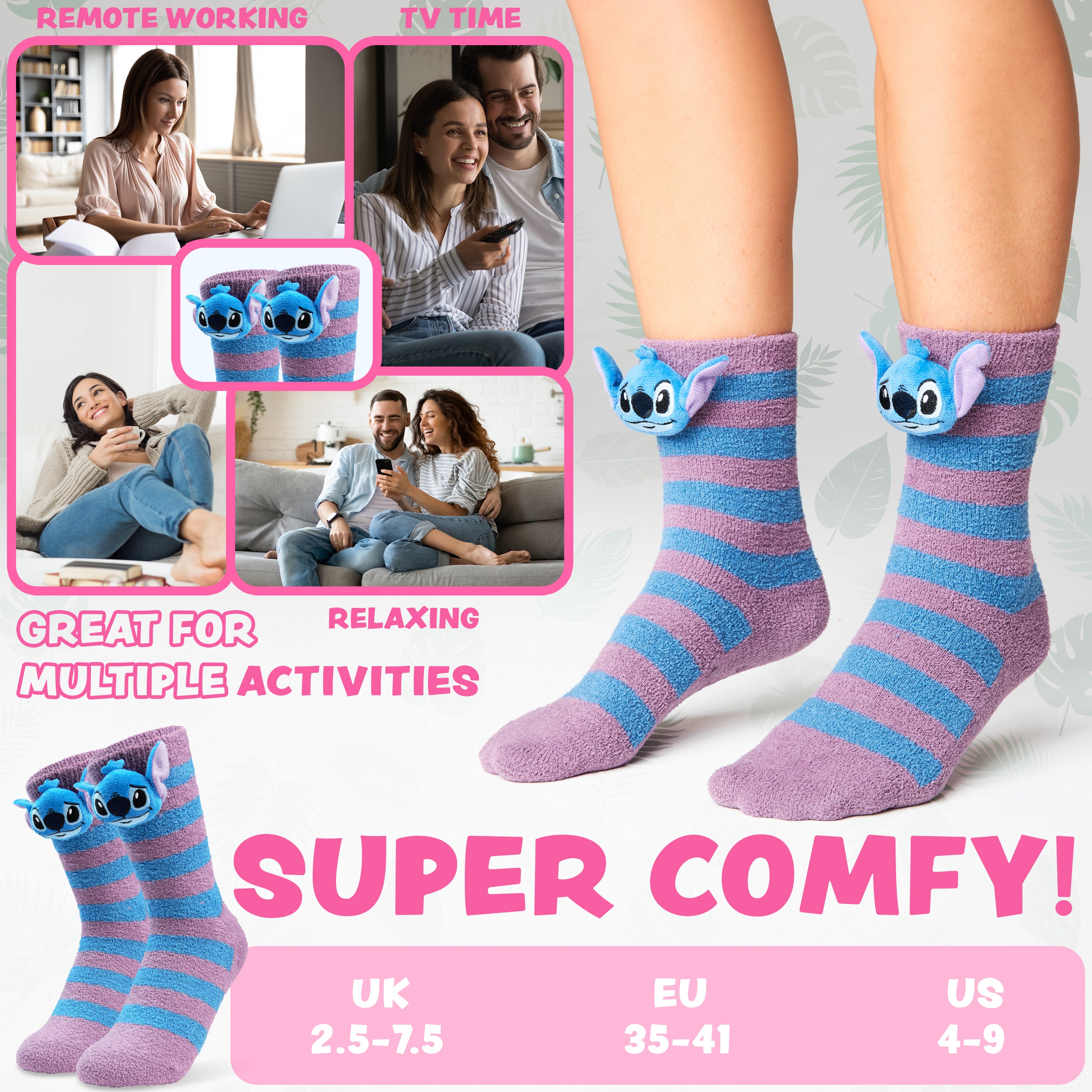 disney-chaussettes-pilou-femme-antidroisses-douces image 6