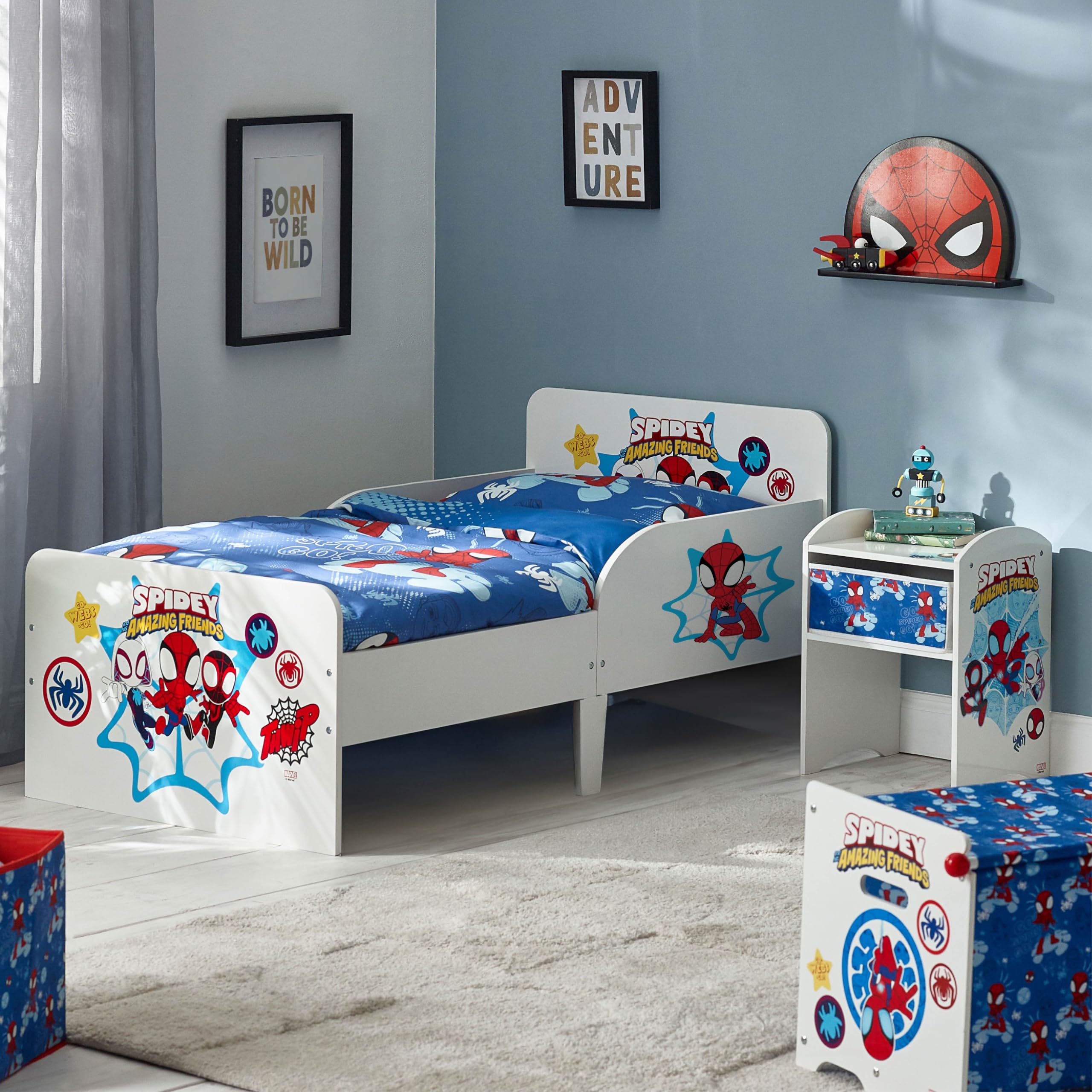 marvel-spidey-lit-enfant-bois-70-x-140-cm-lattes-3-6-ans image 2