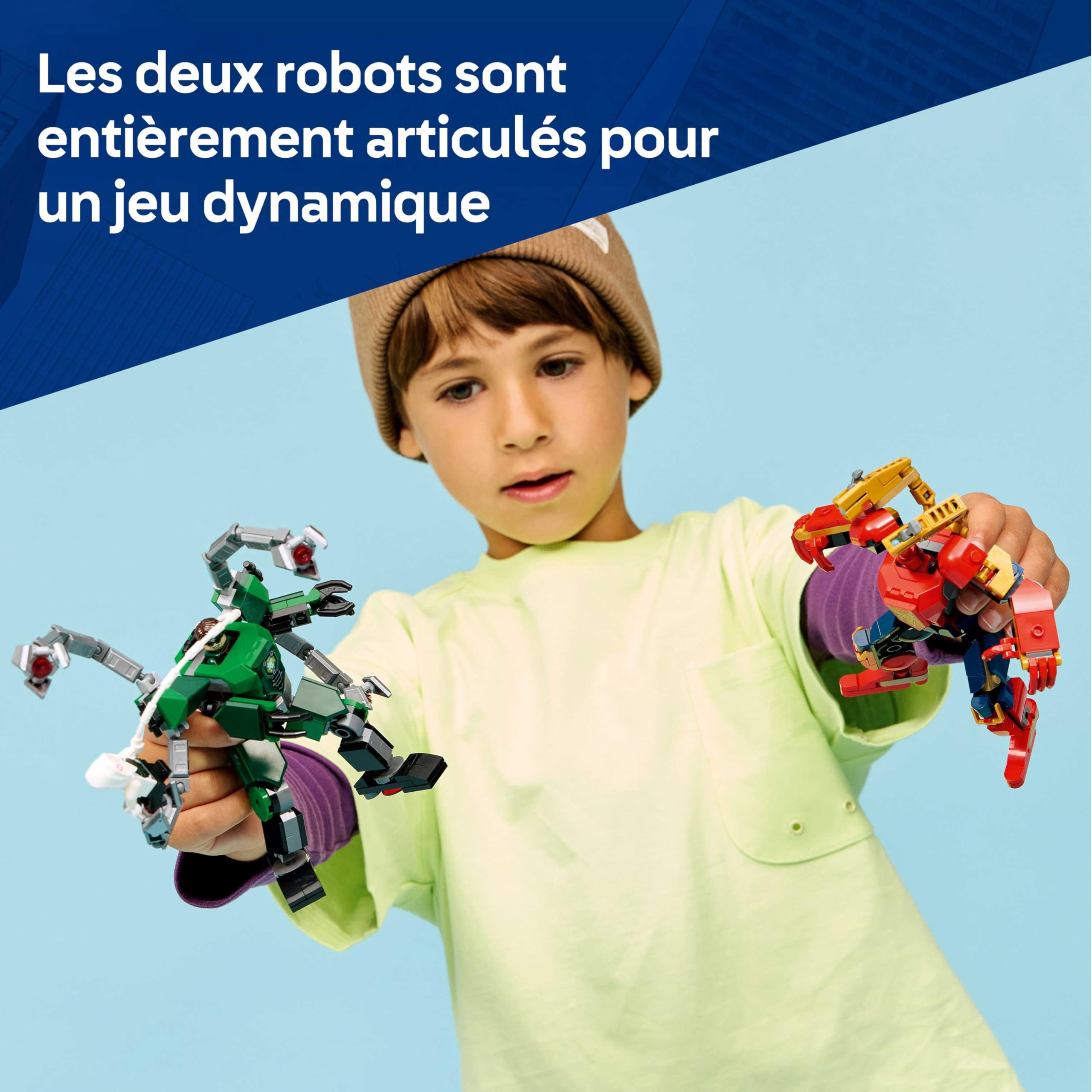 lego-marvel-76338-jeu-construction-robots-spider-man-315-pcs image 4