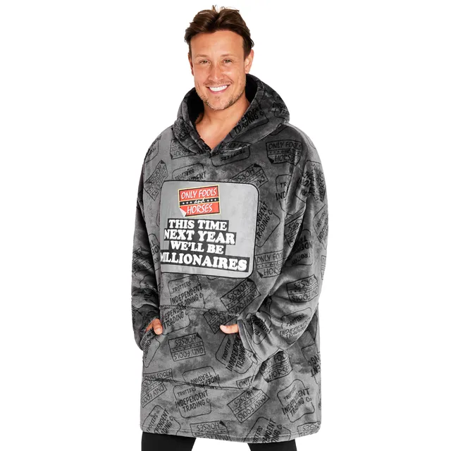only-fools-sweat-plaid-homme-gris-taille-unique-pilou image 1