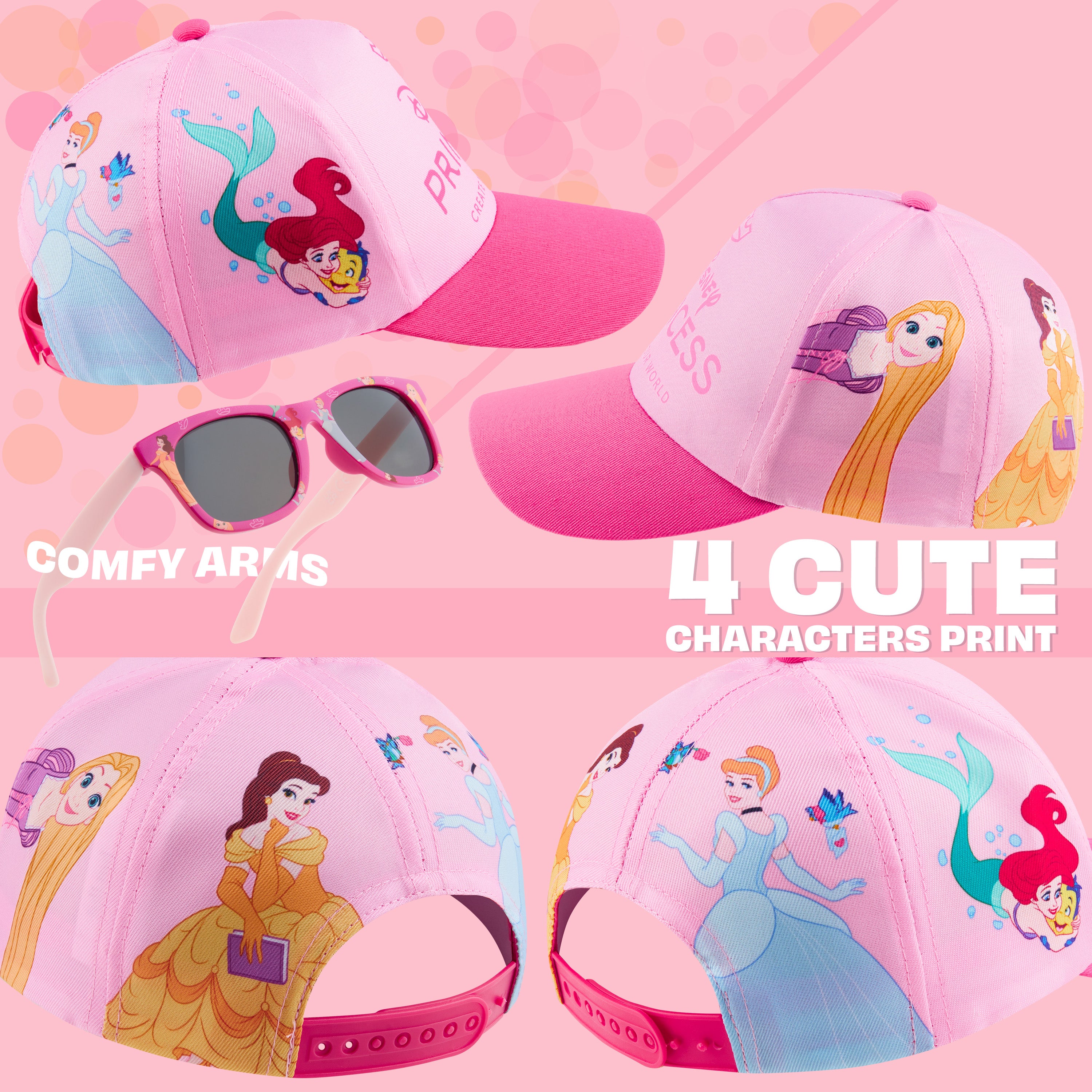 princesses-disney-casquette-lunettes-uv400-fille-t image 4