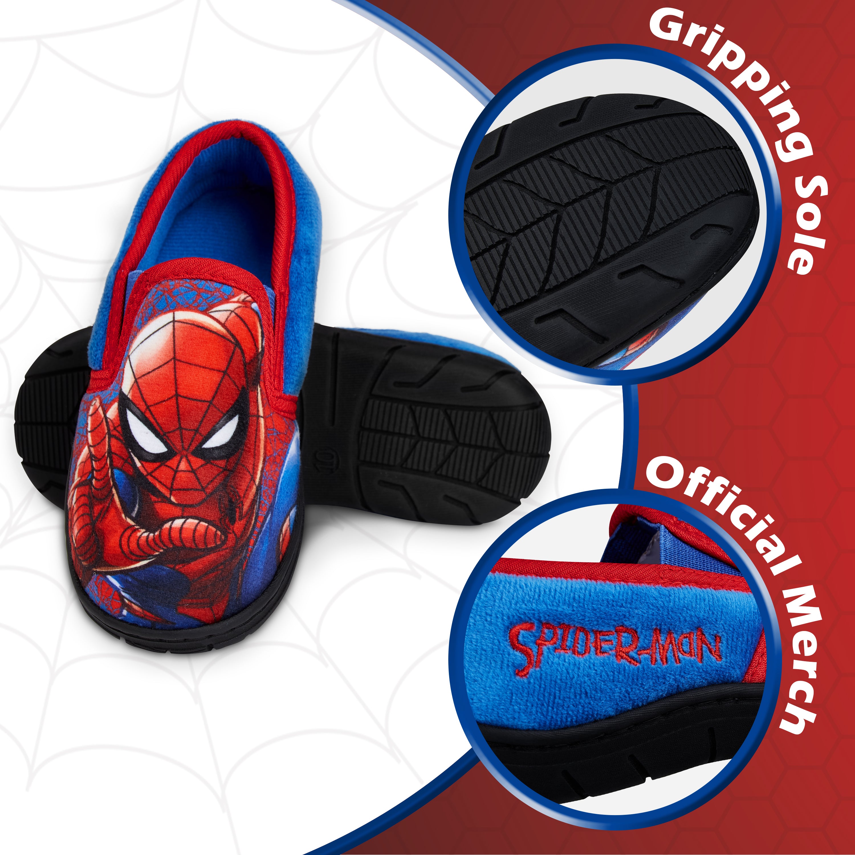 marvel-spiderman-chaussons-gar-on-semelle-antid-rapante image 2