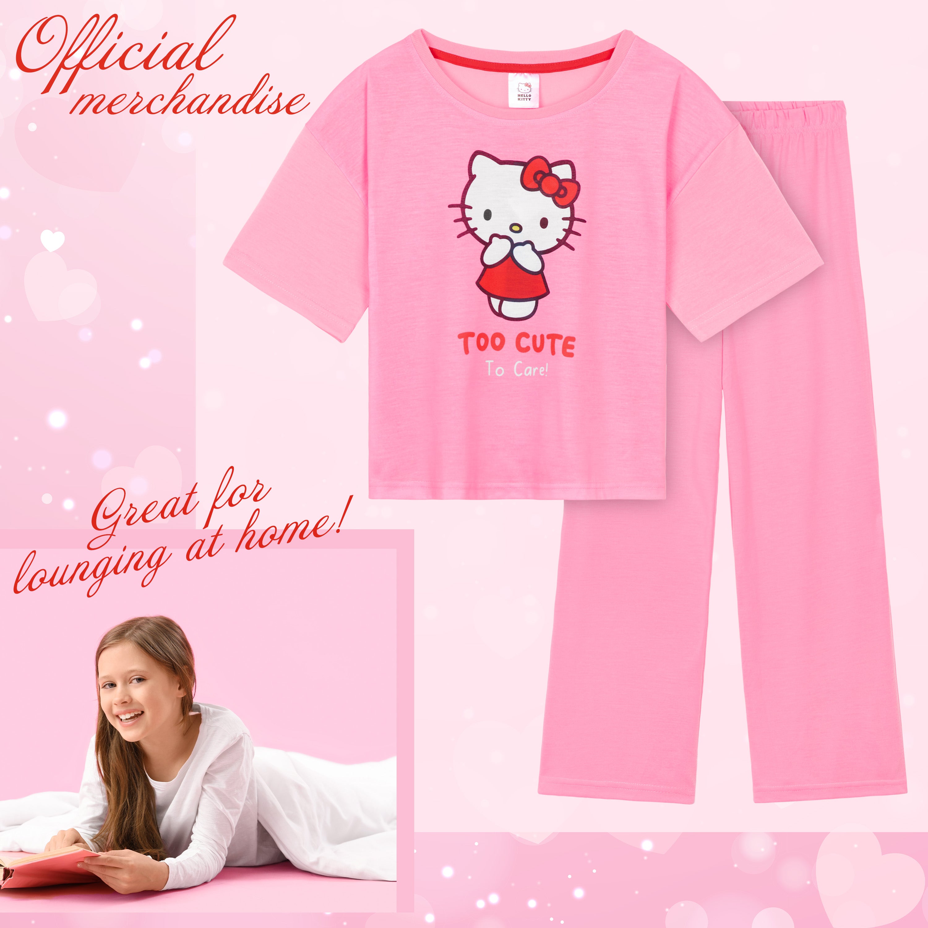 hello-kitty-ensemble-pyjama-fille-9-10-ans-doux-2-pi-ces image 5