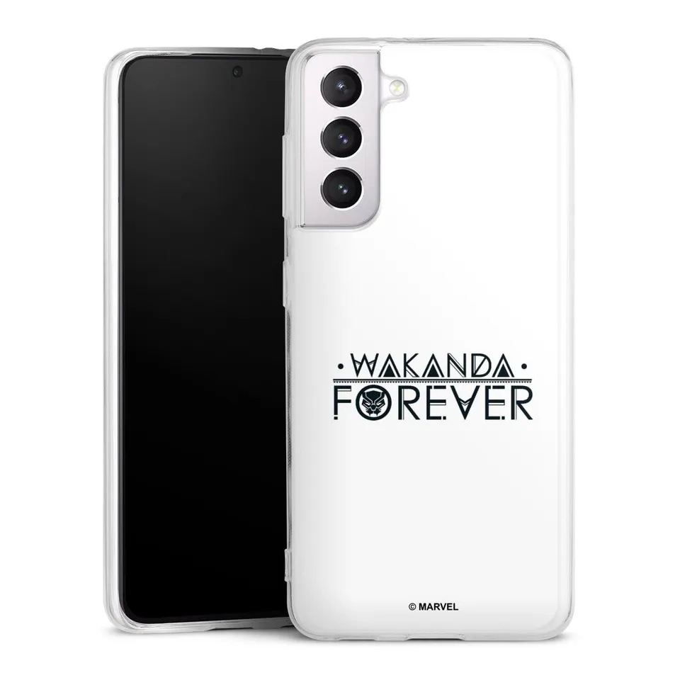 marvel-black-panther-wakanda-forever-coque-galaxy-s21-silicone image 1