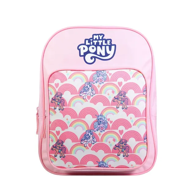 my-little-pony-sac-dos-maternelle-rose-arc-en-ciel-31-cm image 1