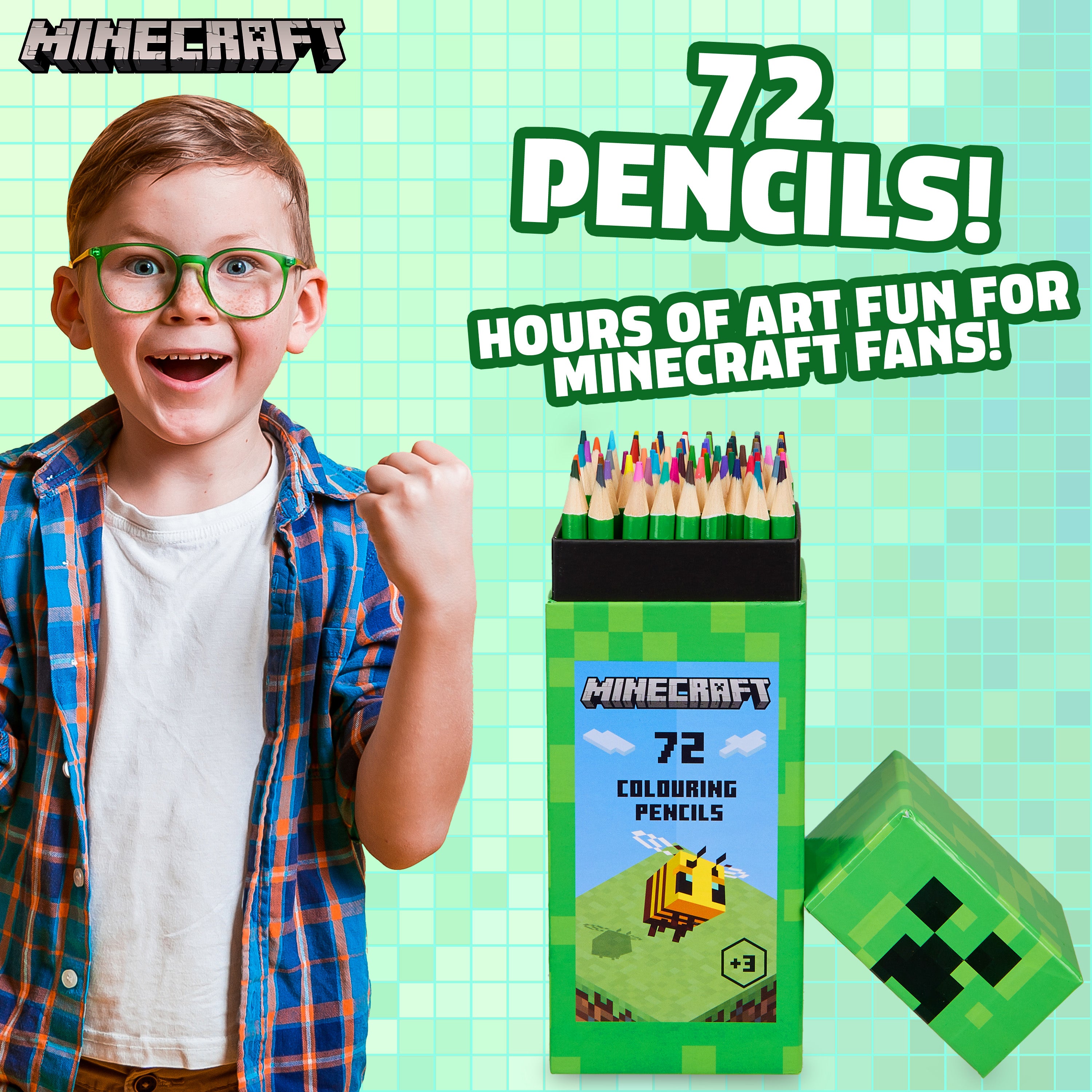 coffret-72-crayons-couleur-minecraft-creeper-enfant image 3