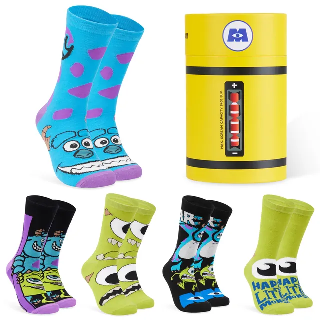 get-trend-men-chaussettes-homme-monstres-et-cie-x5-coton image 1