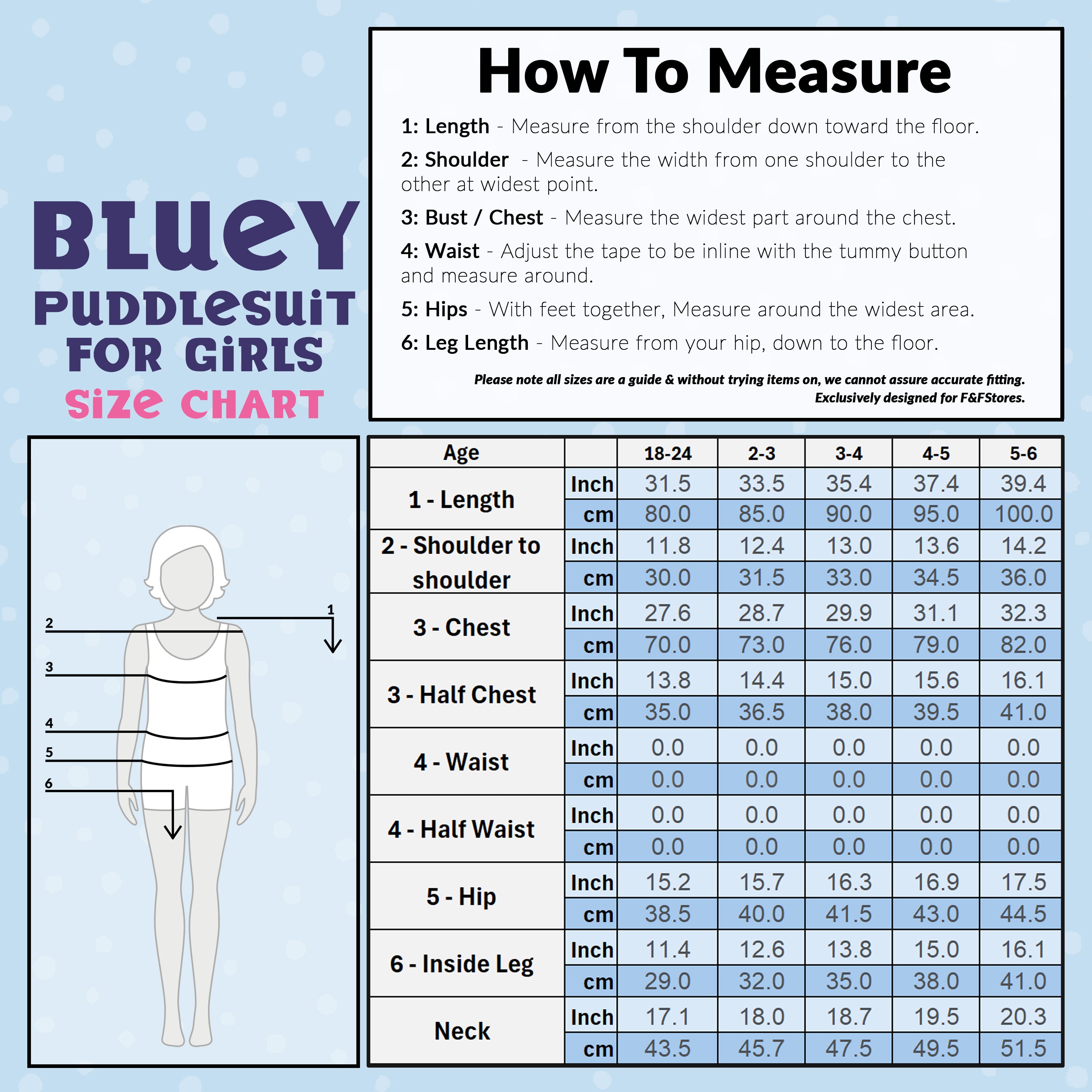 bluey-combinaison-pluie-fille-doubl-e-polaire-3-4-ans image 6