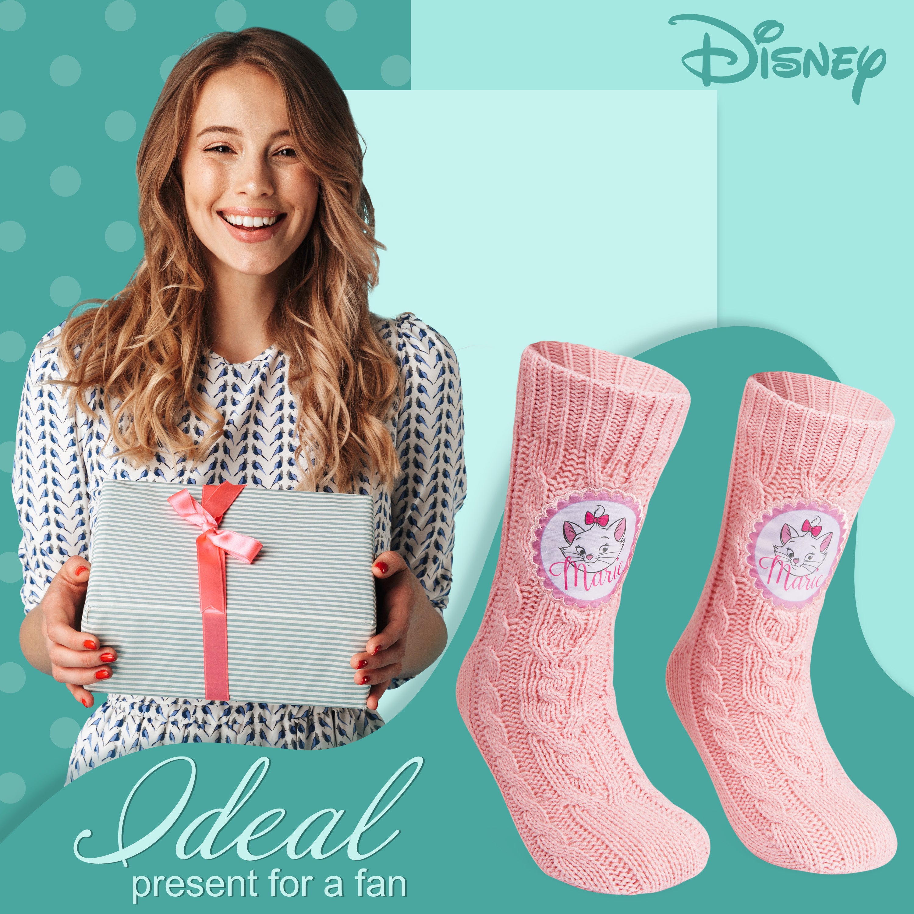 disney-stitch-chaussettes-pilou-femme-marie-rose-taille-u image 3