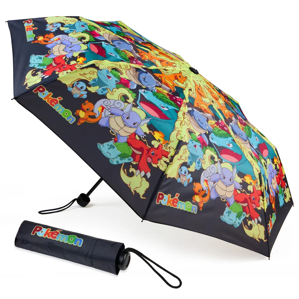 pok-mon-parapluie-pliable-t-lescopique-l-ger-pikachu image 1