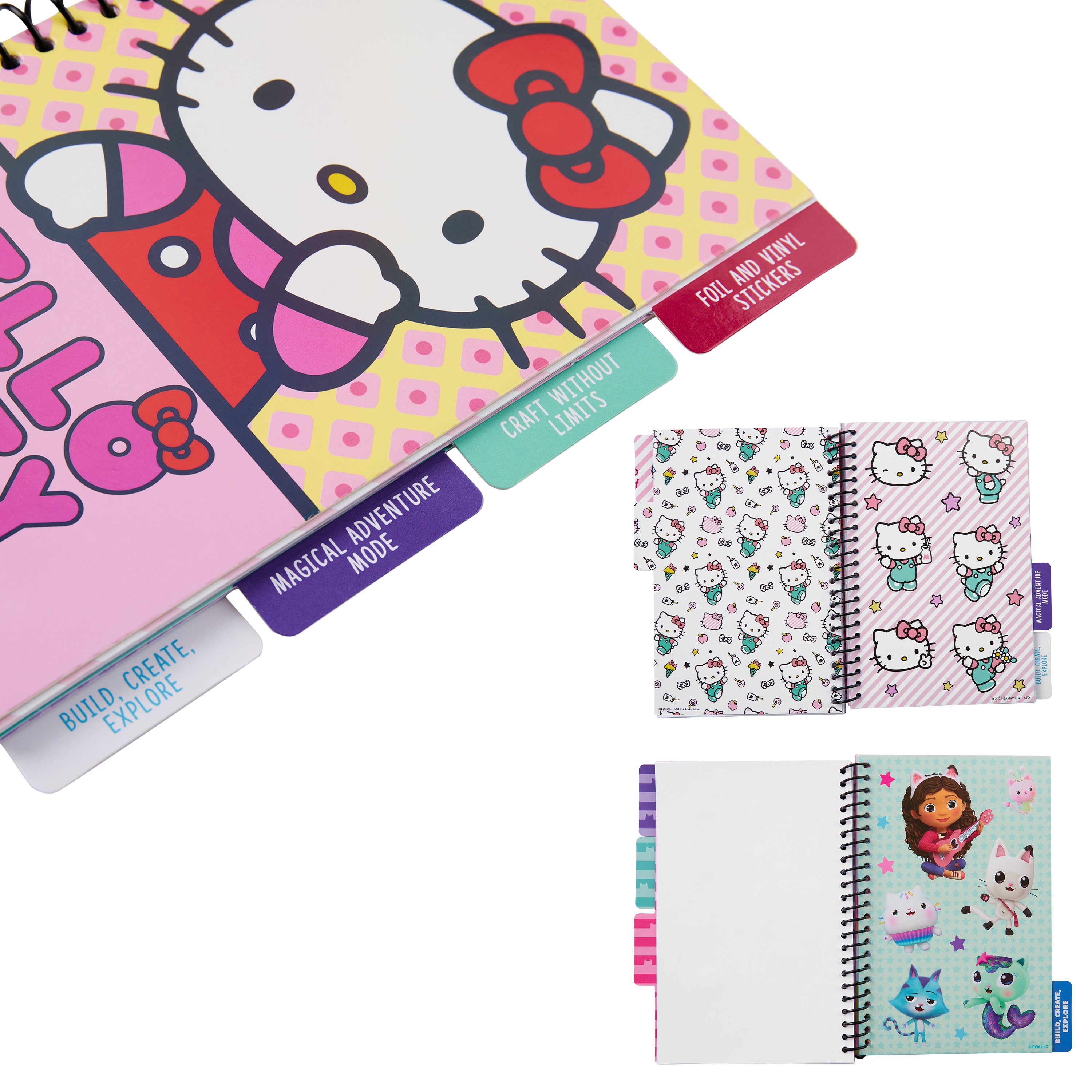 hello-kitty-album-stickers-28-planches-fille-scrapbooking image 4