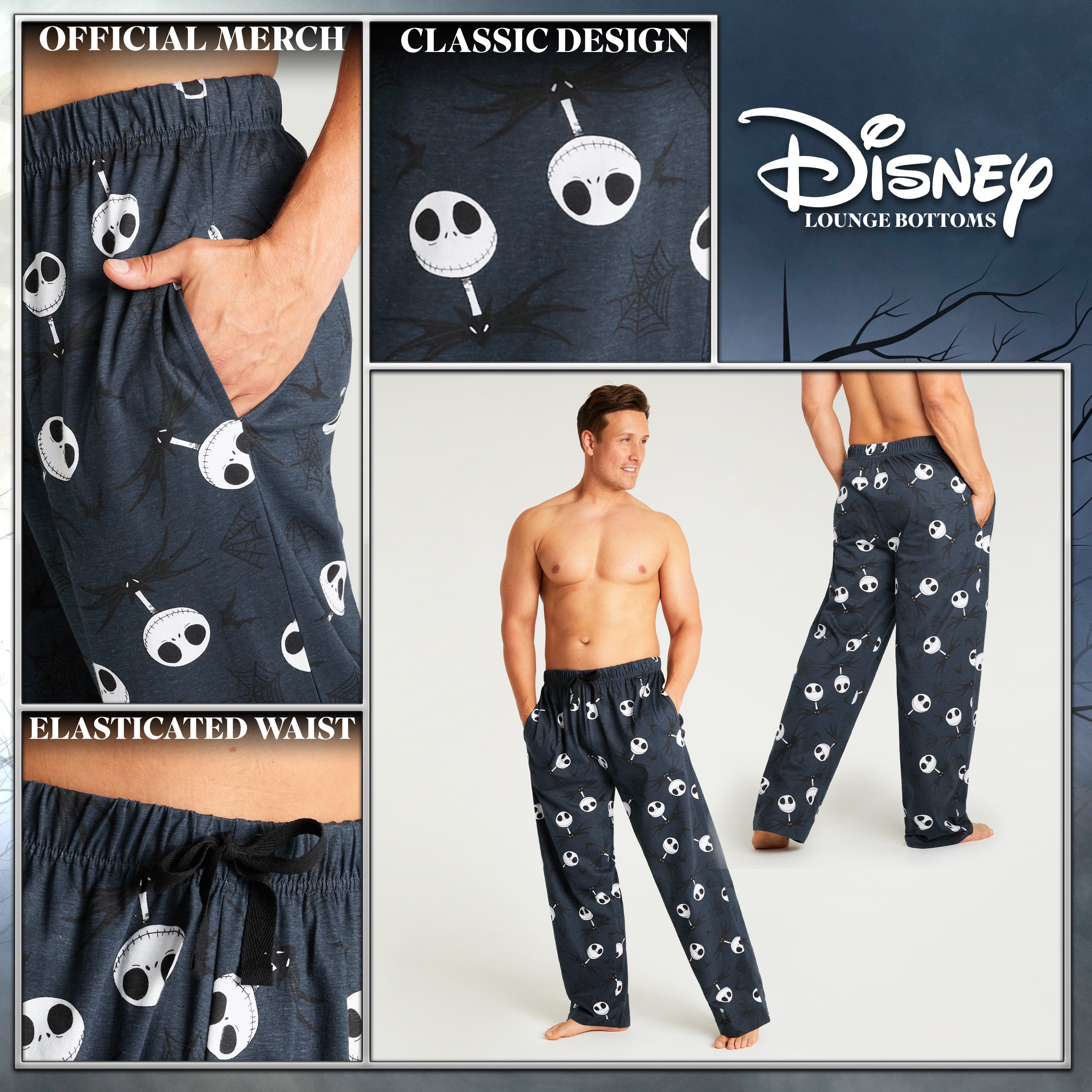 get-trend-men-nightmare-bas-de-pyjama-homme-coton image 4