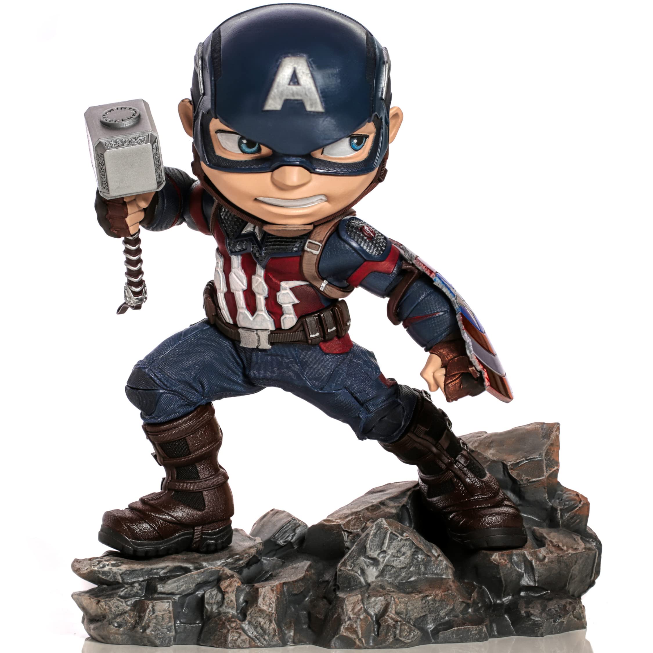 iron-studios-minico-captain-america-statue-endgame-15-cm image 1