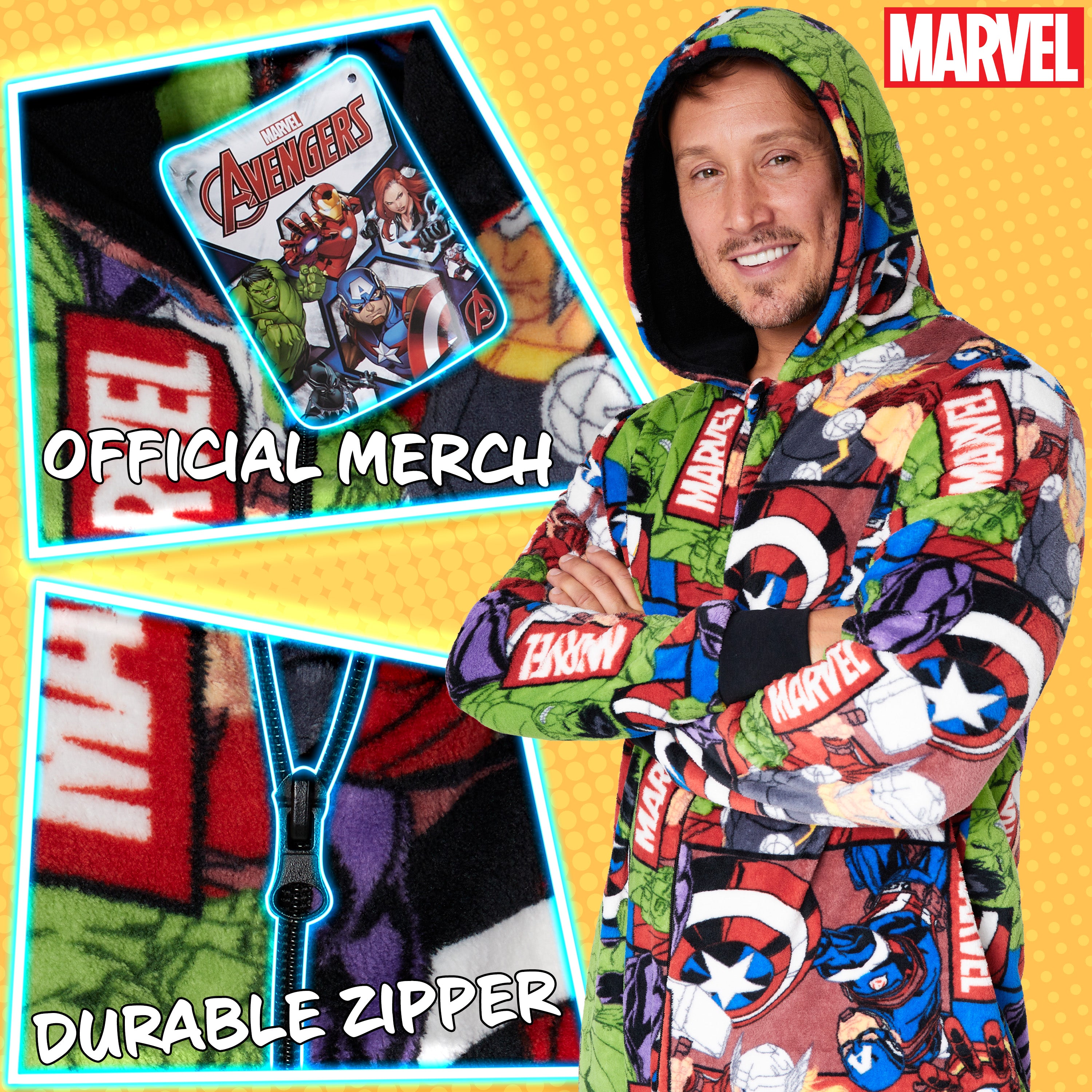 marvel-men-grenouill-re-polaire-avengers-multicolore image 2