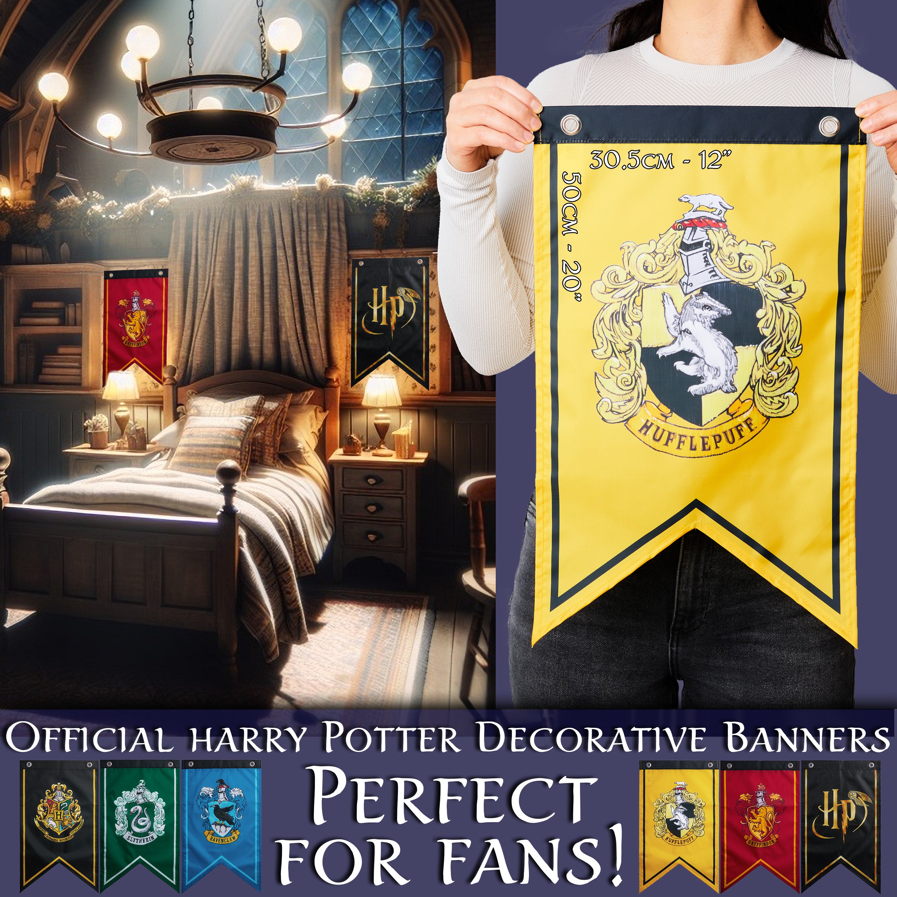 get-trend-boys-harry-potter-guirlande-fanions-maisons-6-pi-ces image 3