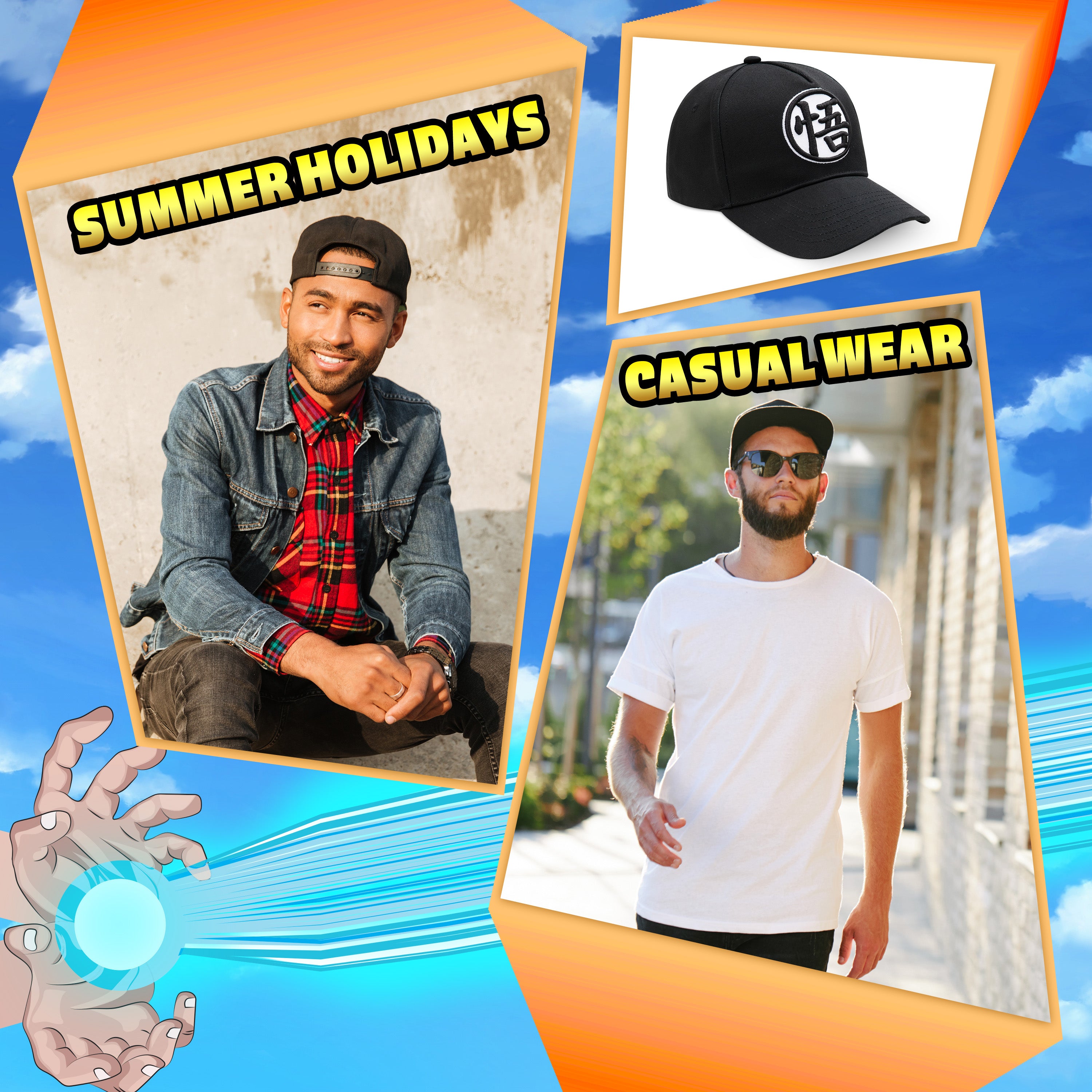 get-trend-dragon-ball-z-casquette-homme-noire-r-glable image 4
