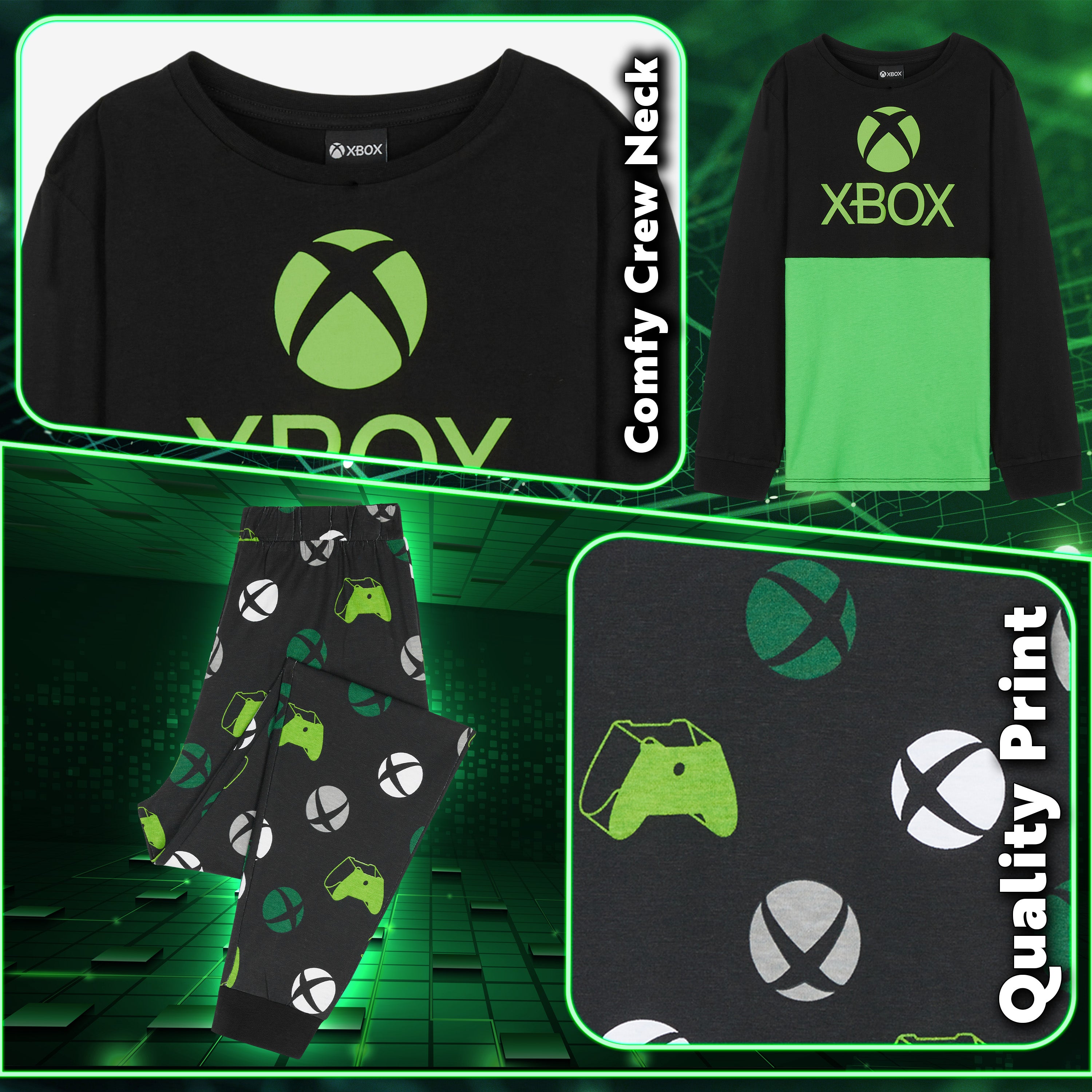 get-trend-boys-xbox-pyjama-long-gar-on-9-10-ans-coton-2-pi-ces image 5