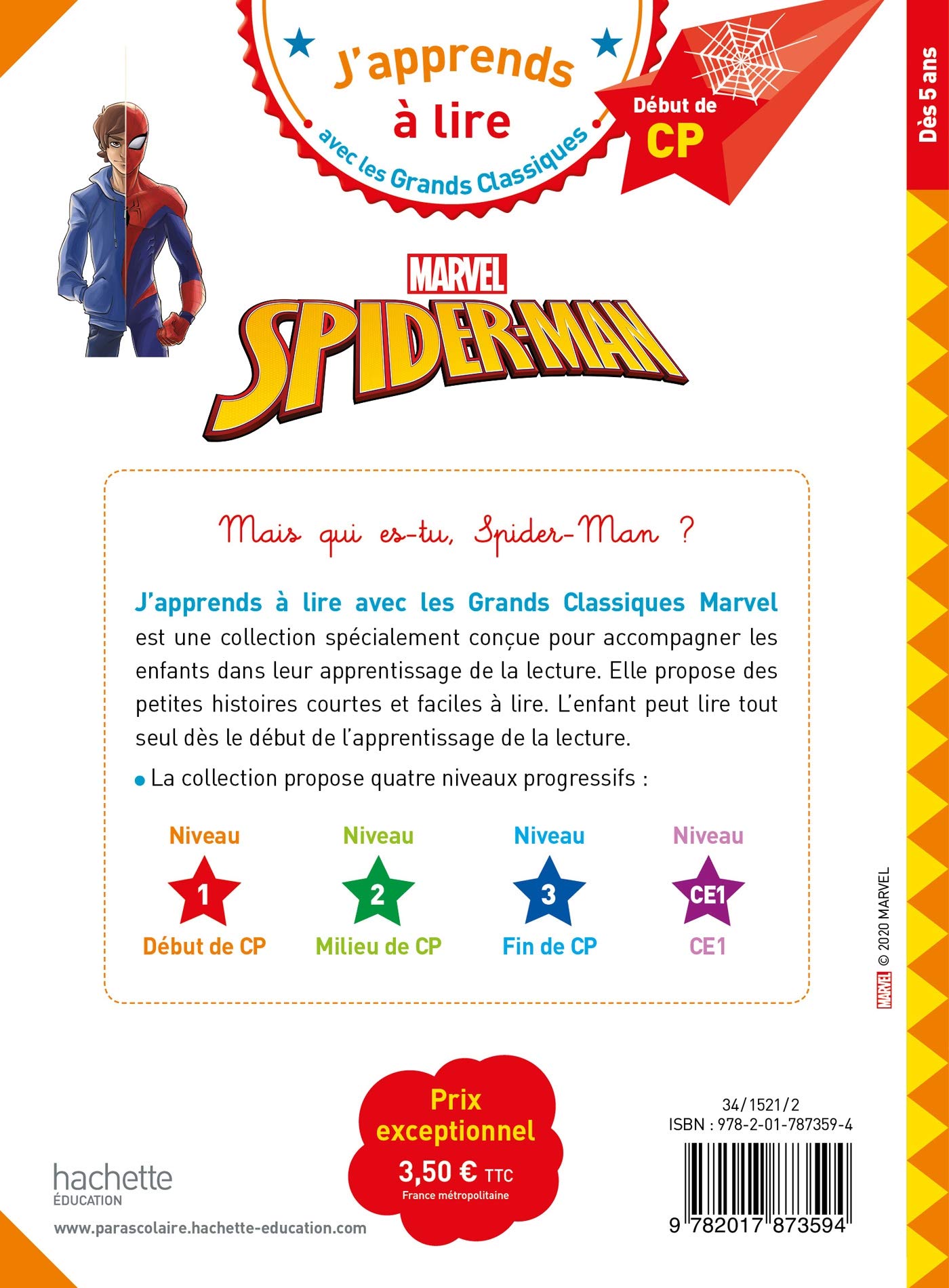 marvel-spider-man-cp-niveau-1-livre-lecture-d-butant image 2
