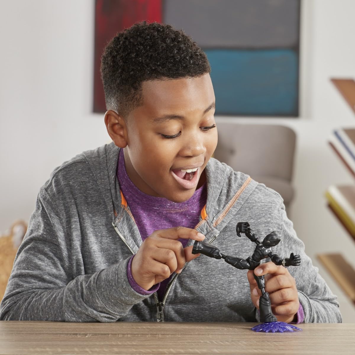 marvel-bend-and-flex-black-panther-figurine-15-cm-flexible image 2
