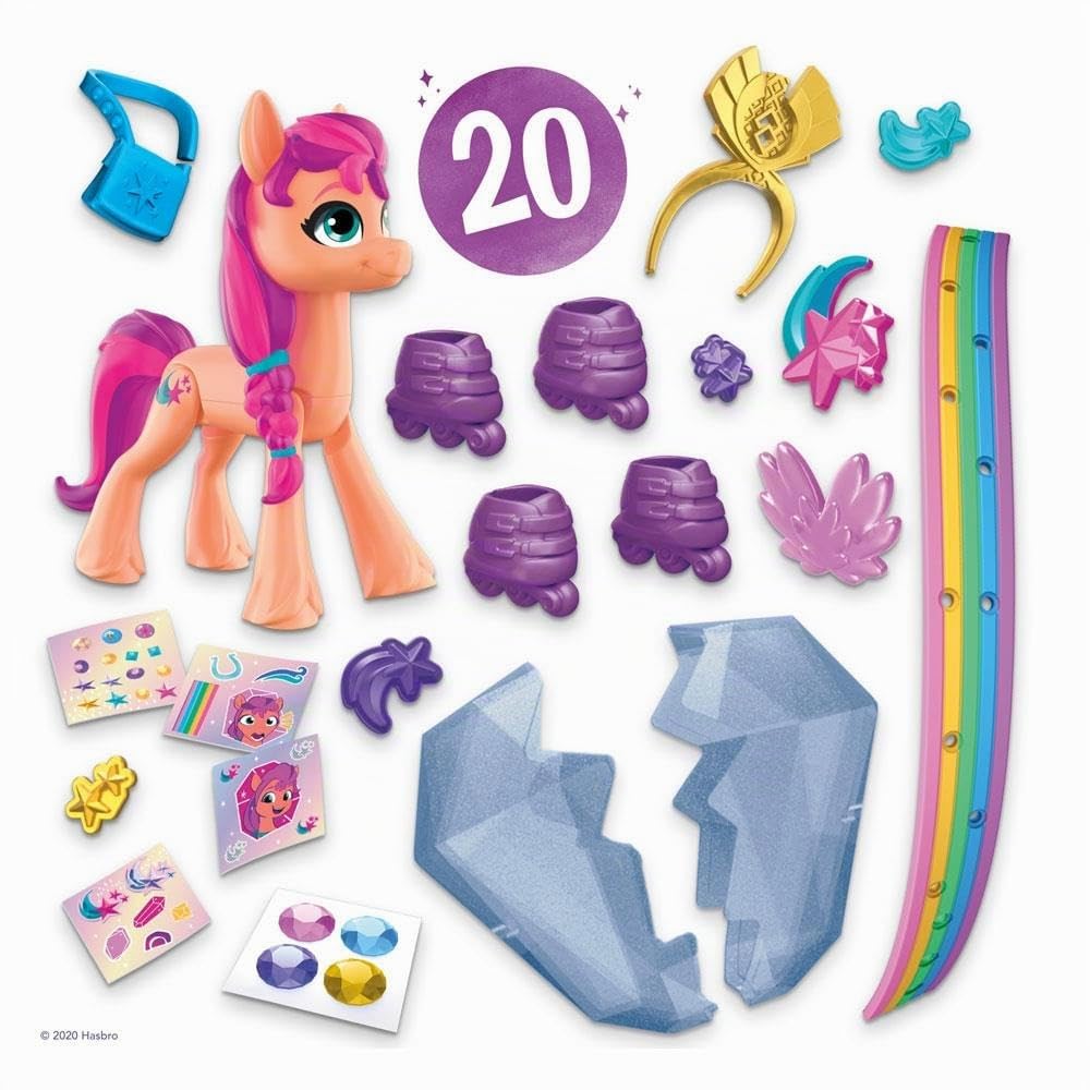 my-little-pony-new-generation-aventure-de-cristal-sunny-figurine-7-5-cm image 5